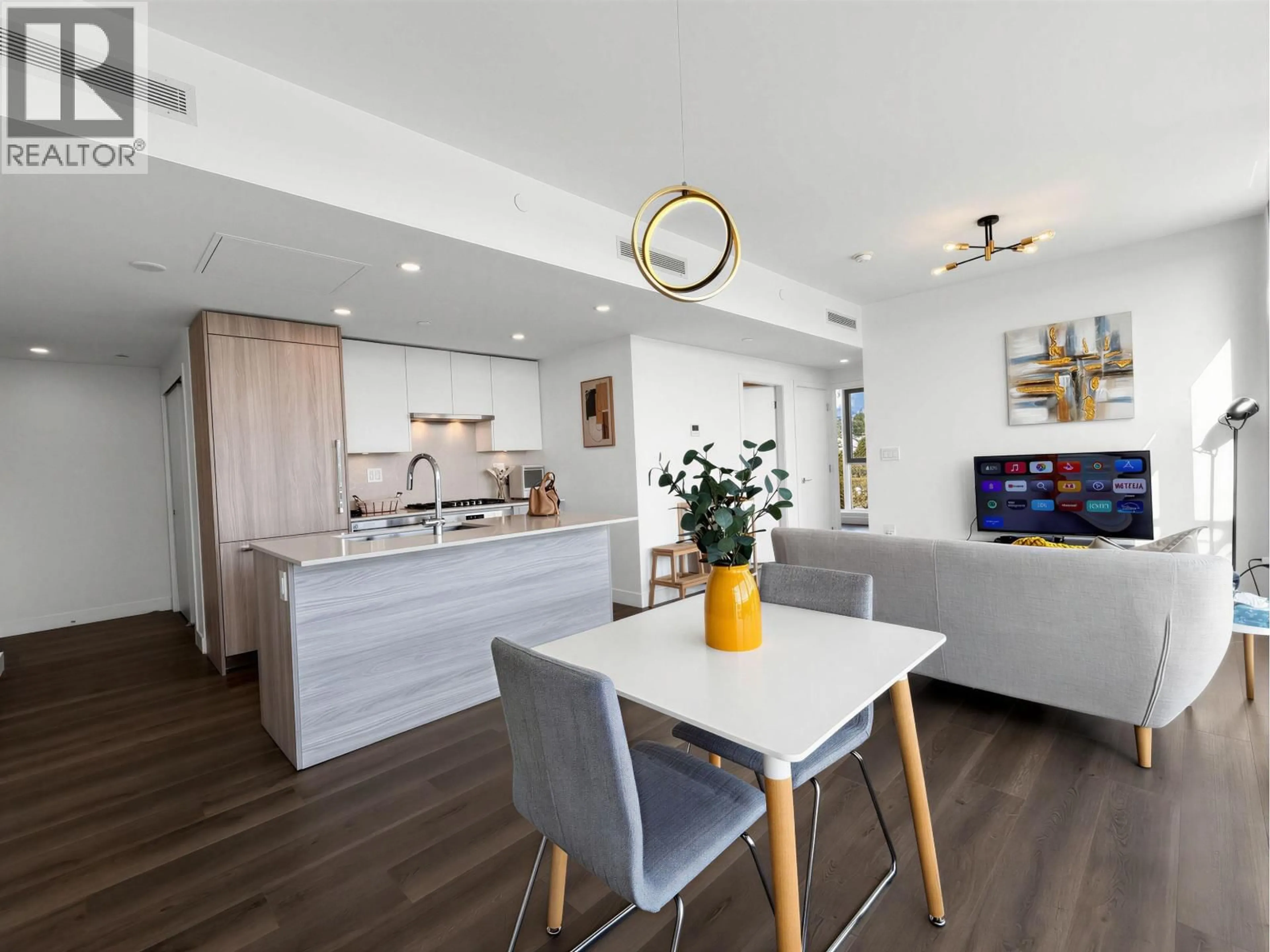 Open concept kitchen, wood/laminate floor for 1209 - 901 LOUGHEED HIGHWAY, Coquitlam British Columbia V3K3T3