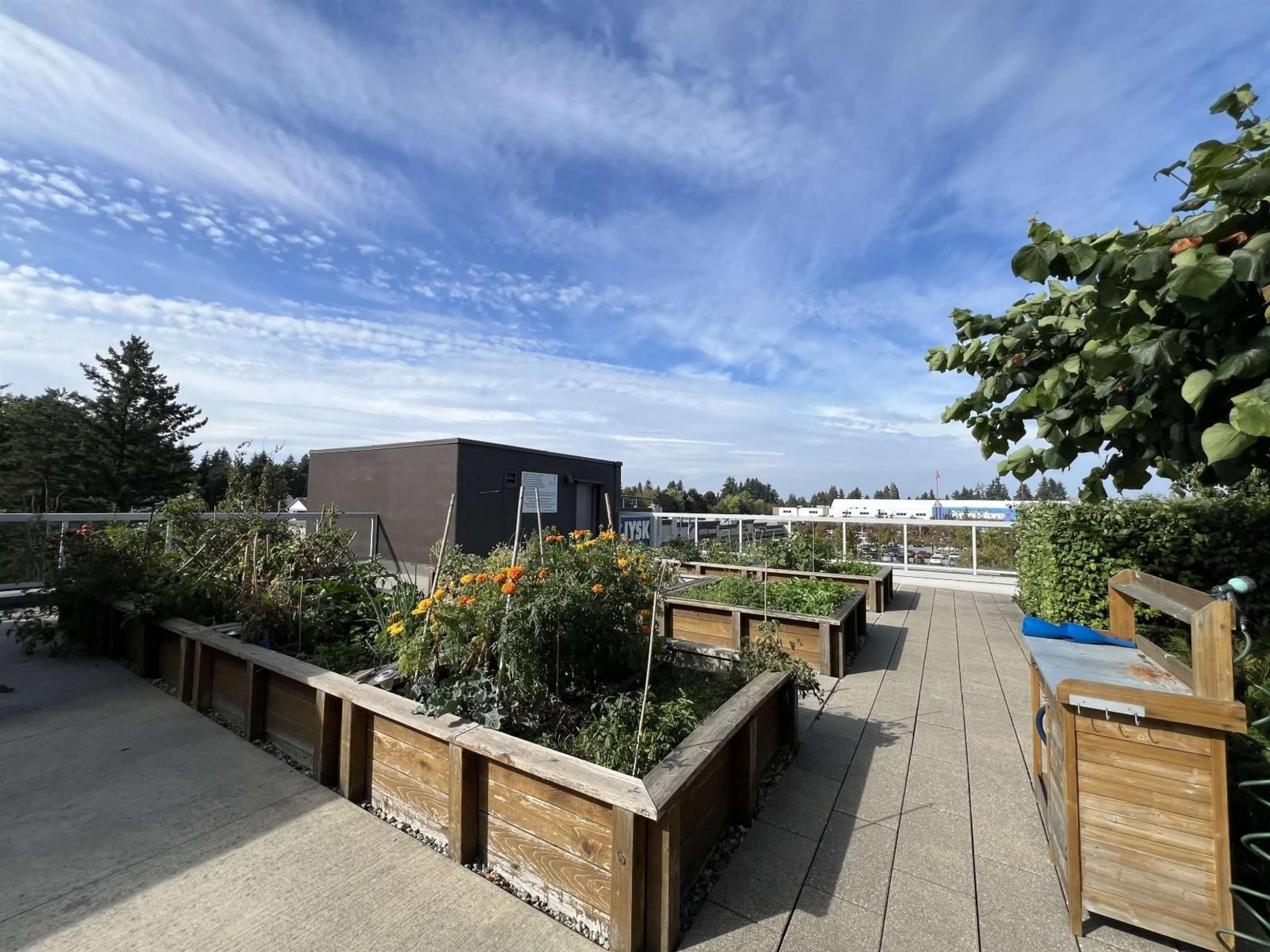 Patio, city buildings view from balcony for 3305 - 11967 80 AVENUE, Delta British Columbia V4C0E2