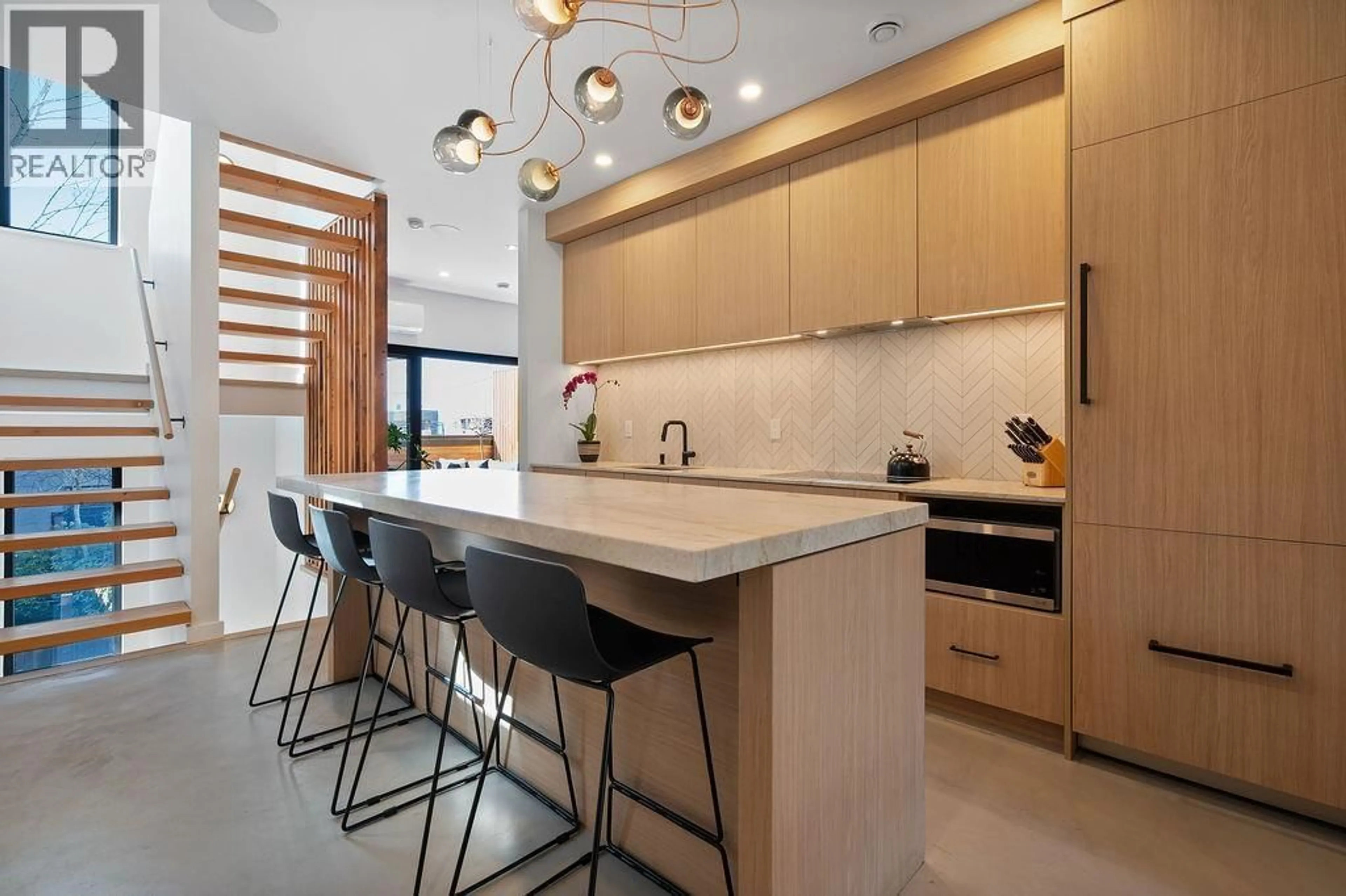 Contemporary kitchen, ceramic/tile floor for 1331 COTTON DRIVE, Vancouver British Columbia V5L3T8