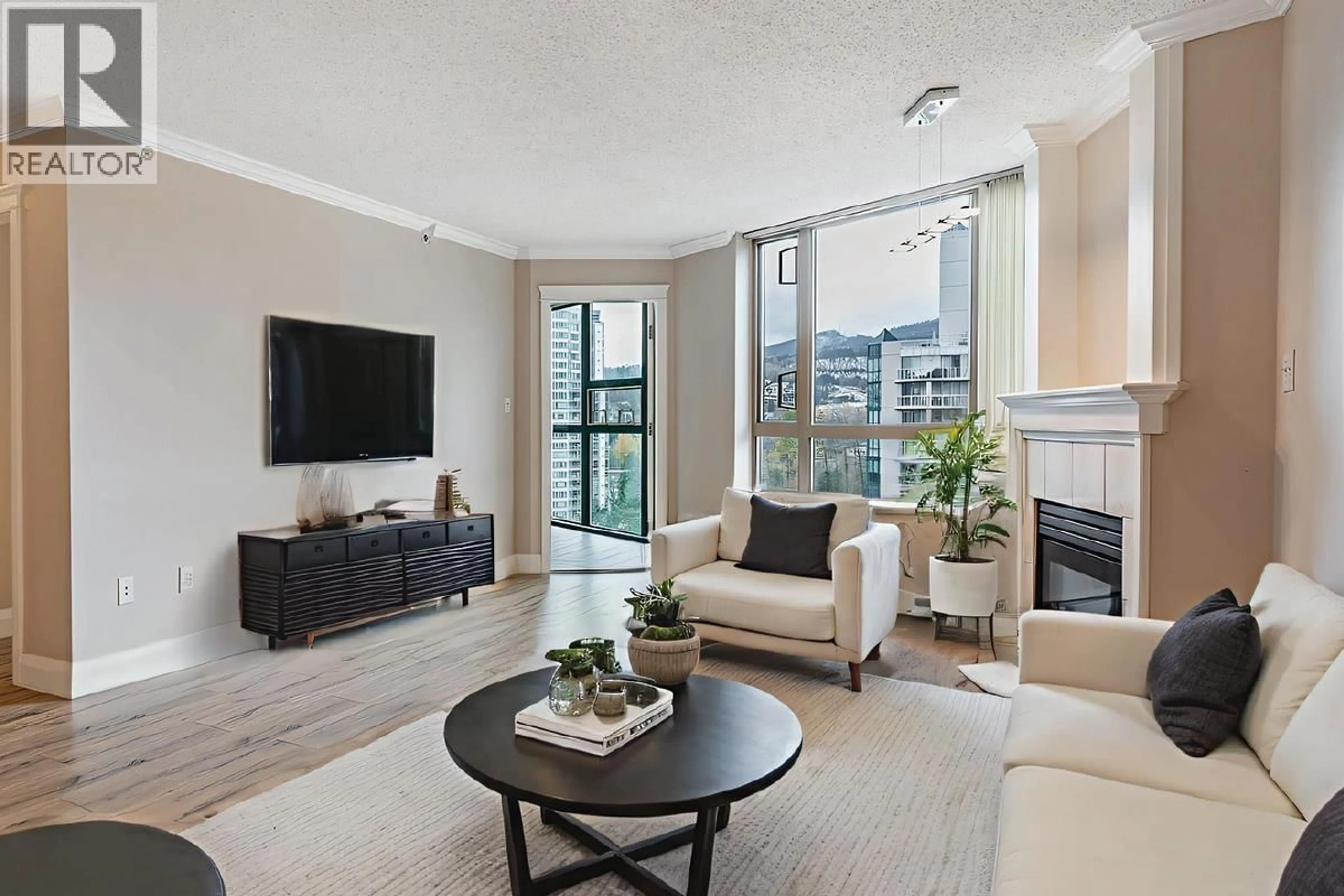 Living room with furniture, unknown for 1305 - 1190 PIPELINE ROAD, Coquitlam British Columbia V3B7T9