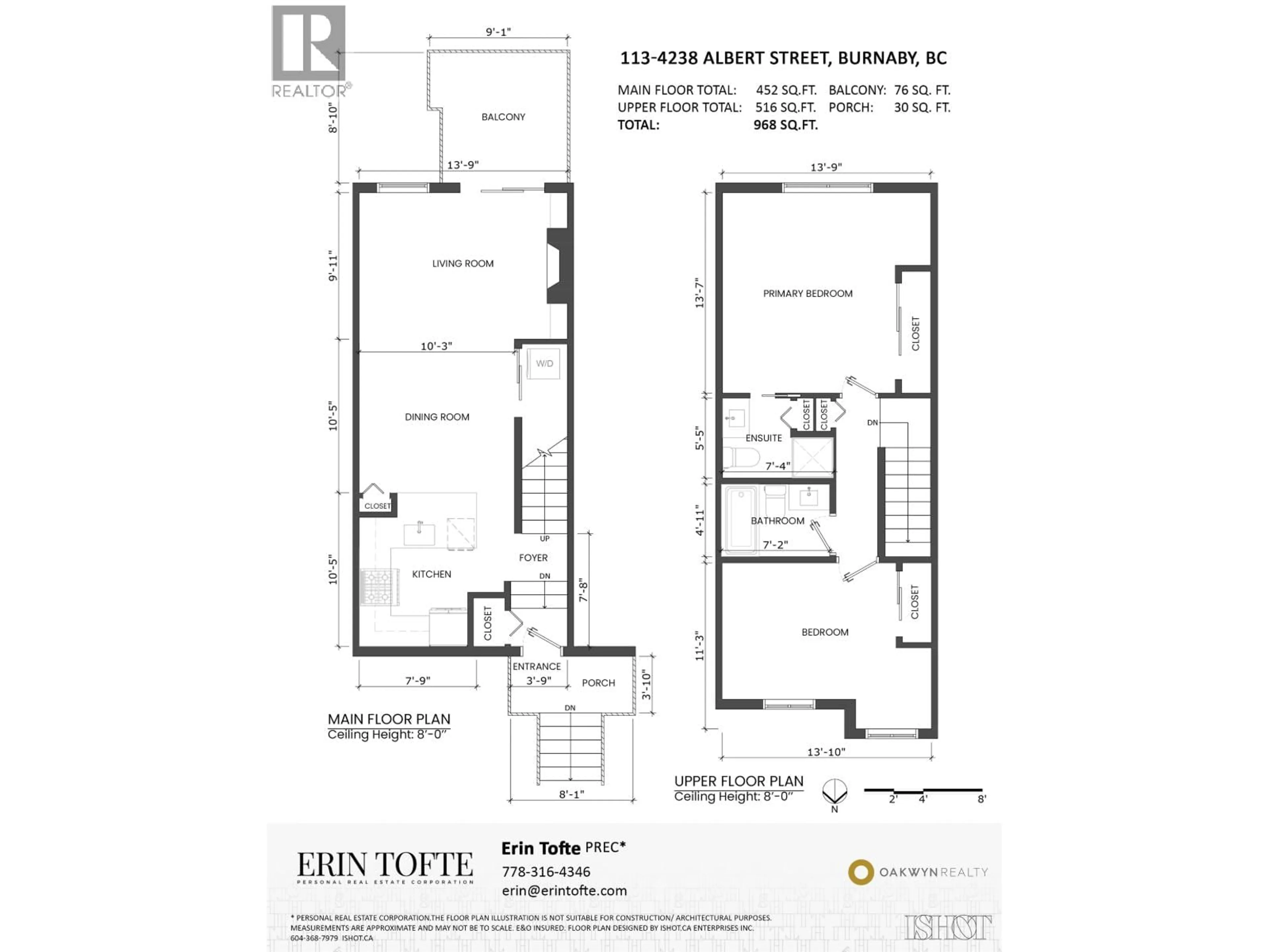 Floor plan for 113 - 4238 ALBERT STREET, Burnaby British Columbia V5C6T1