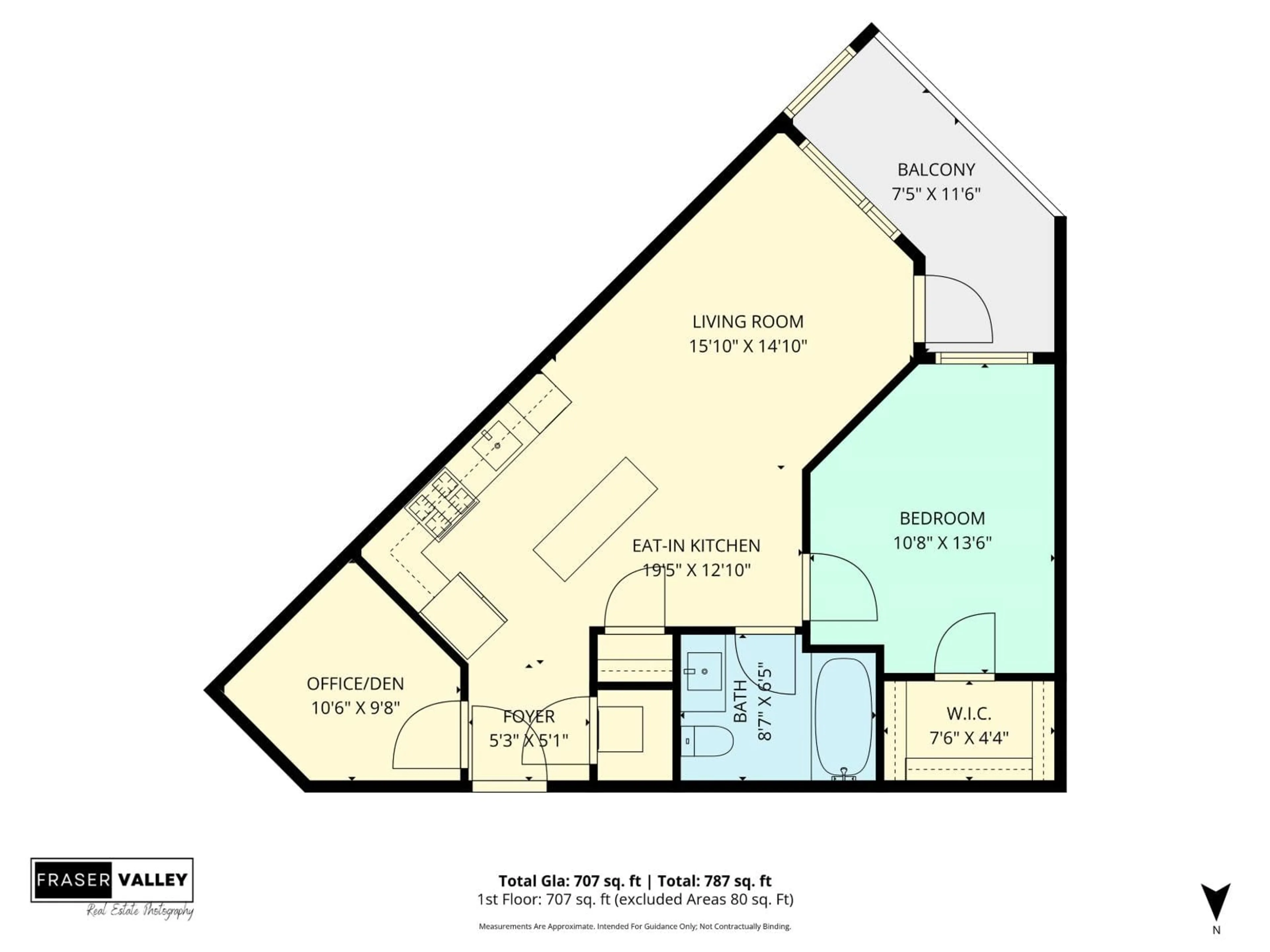 Floor plan for 327 - 7506 199A STREET, Langley British Columbia V2Y3K9
