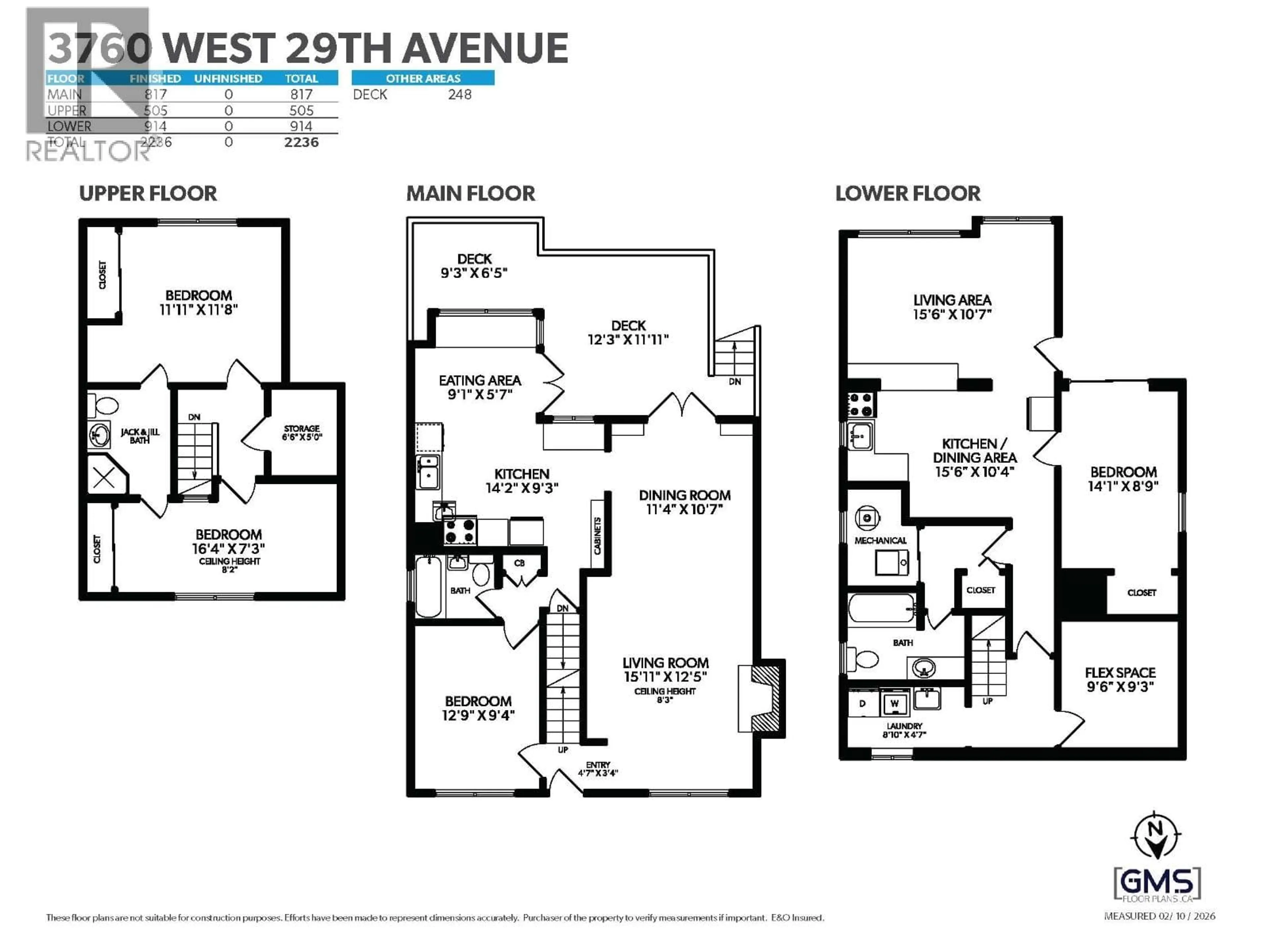 Floor plan for 3760 29TH AVENUE, Vancouver British Columbia V6S1T4
