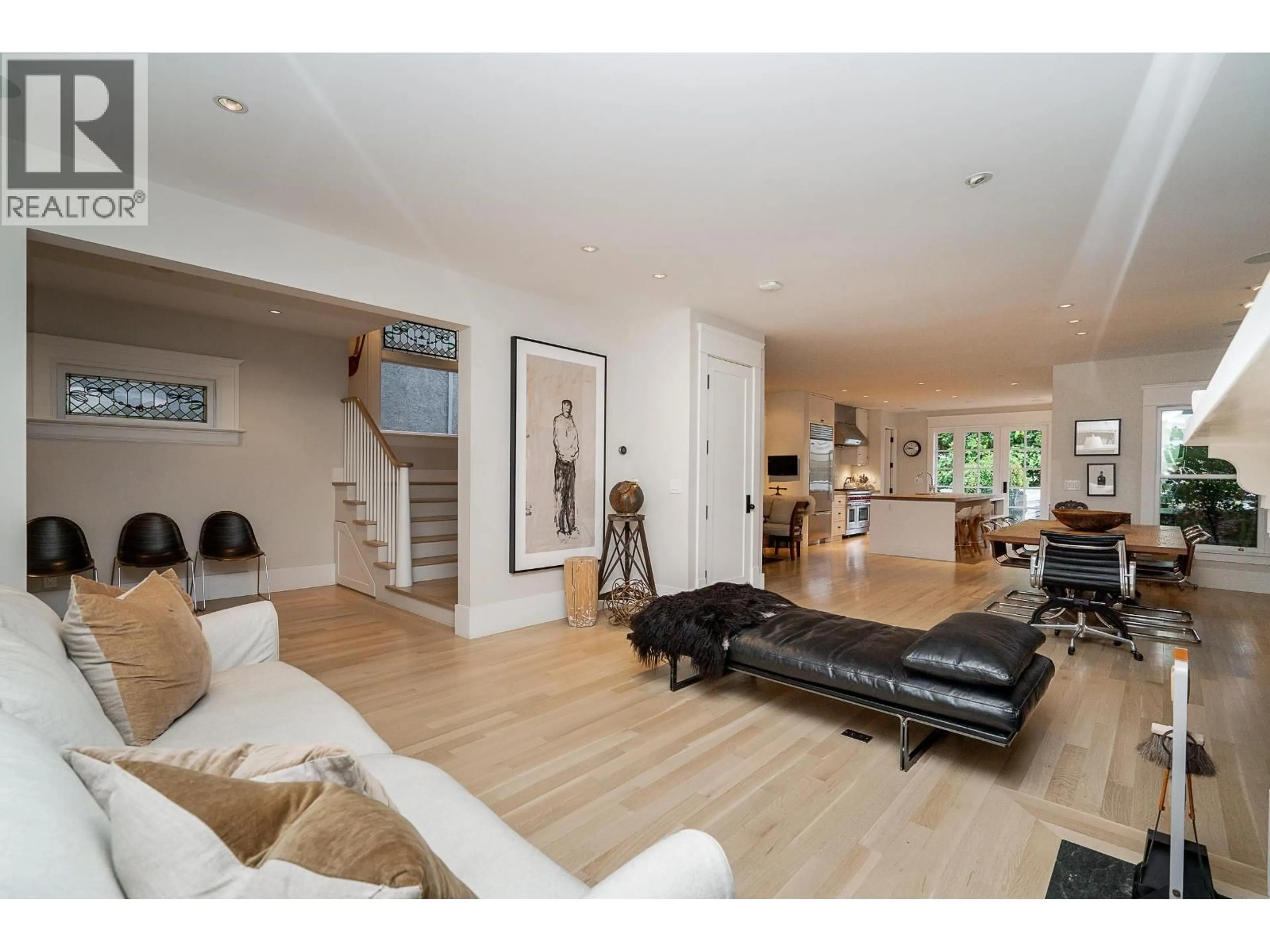 Living room with furniture, wood/laminate floor for 1970 MCNICOLL AVENUE, Vancouver British Columbia V6J1A6