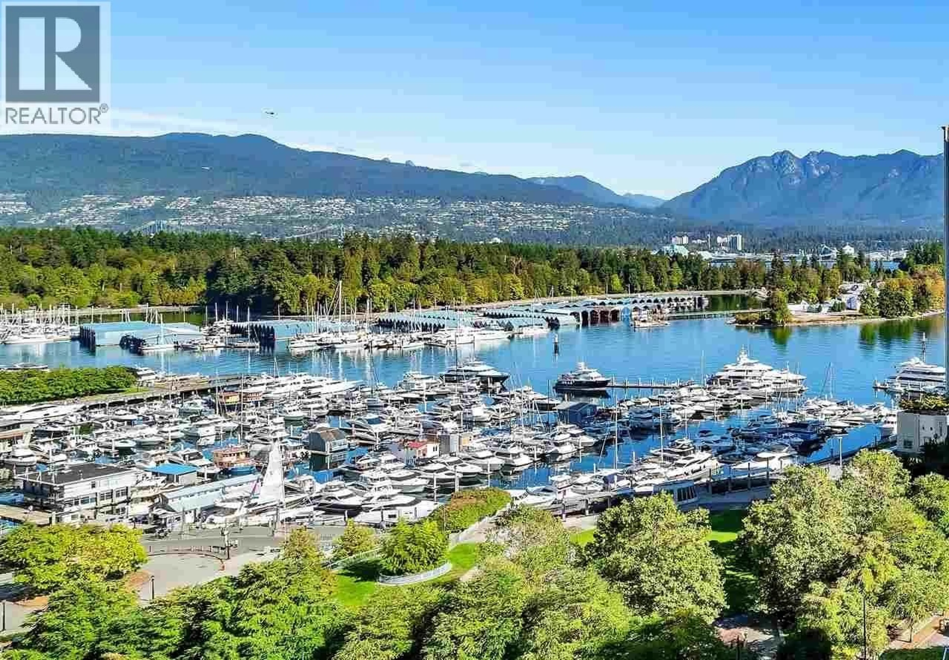 A pic from outside/outdoor area/front of a property/back of a property/a pic from drone, water/lake/river/ocean view for 502 - 1277 MELVILLE STREET, Vancouver British Columbia V6E0A4