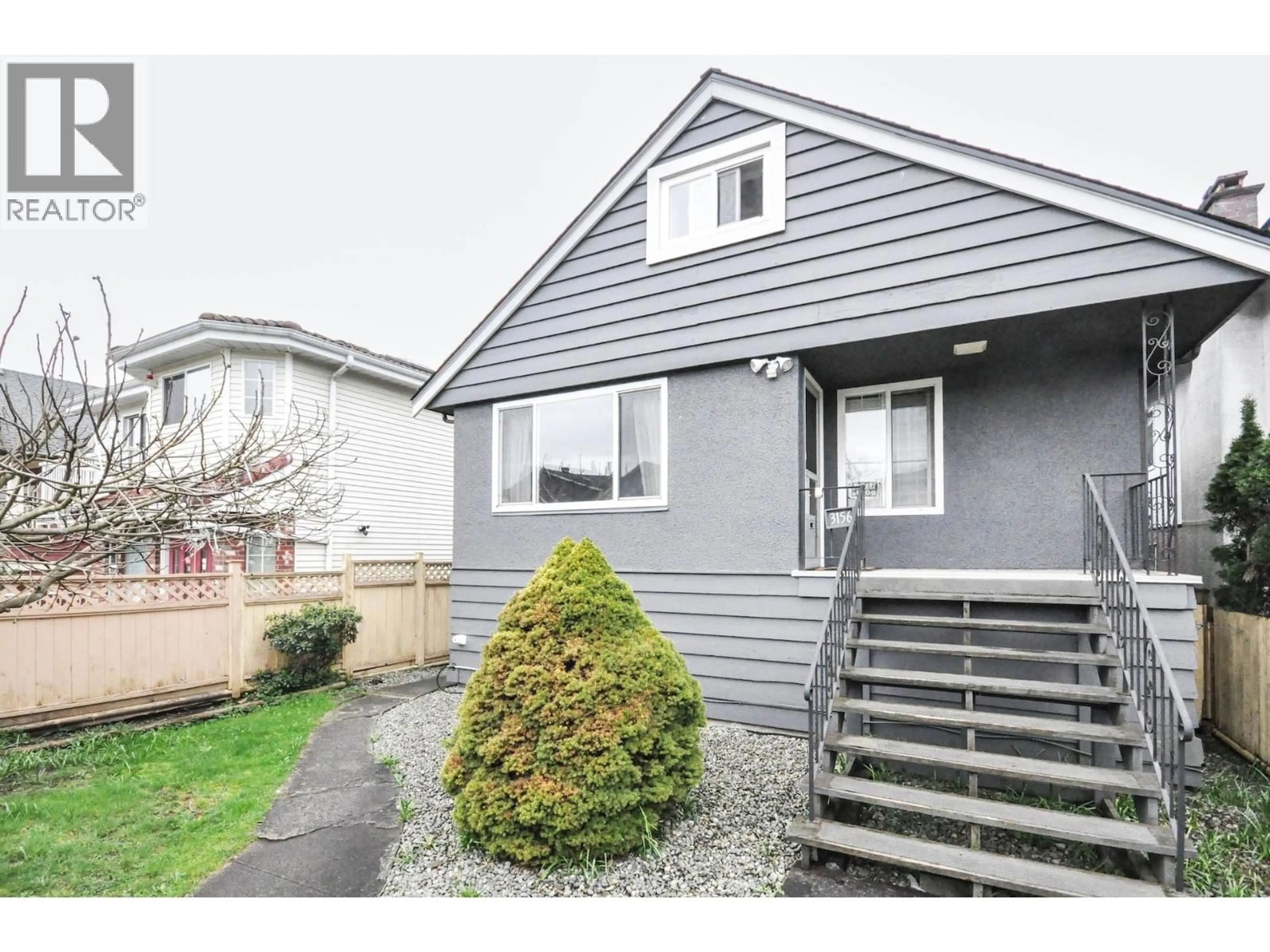 Home with vinyl exterior material, street for 3156 ADANAC STREET, Vancouver British Columbia V5K2N9