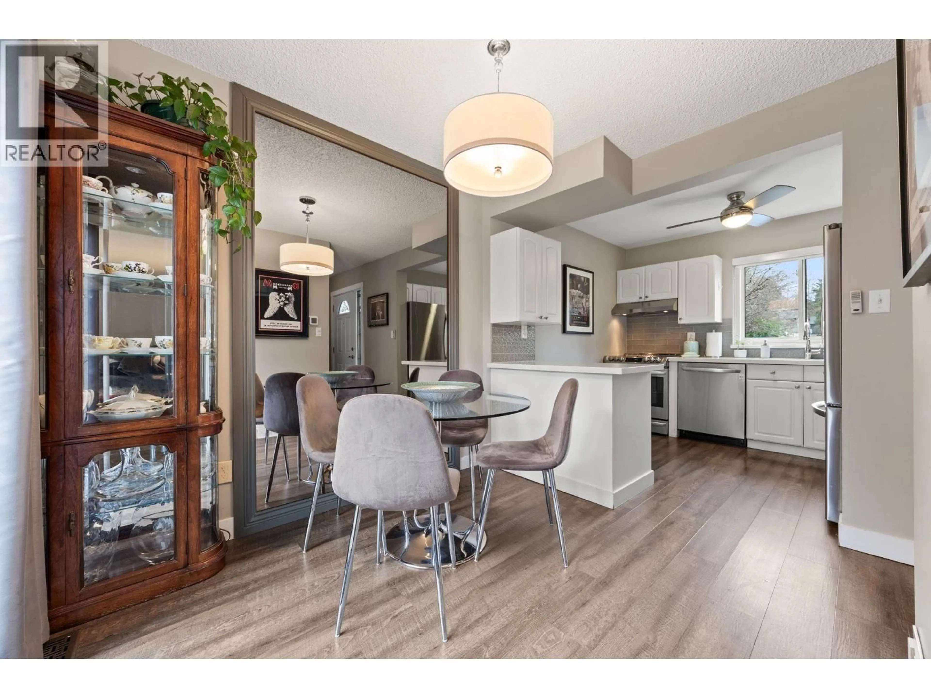 Open concept kitchen, wood/laminate floor for 63 - 2905 NORMAN AVENUE, Coquitlam British Columbia V3C4H8