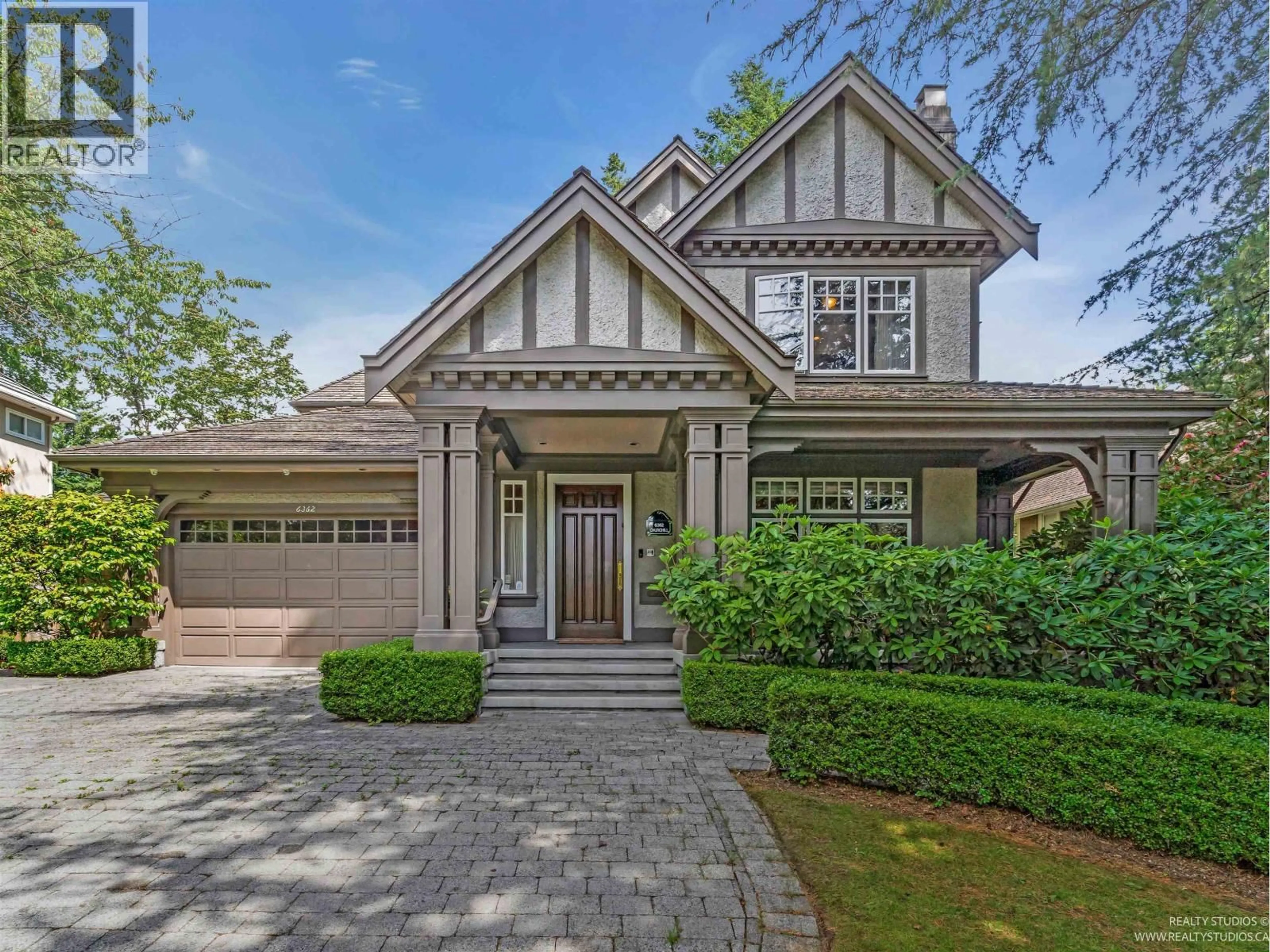 Home with brick exterior material, street for 6362 CHURCHILL STREET, Vancouver British Columbia V6M3H9