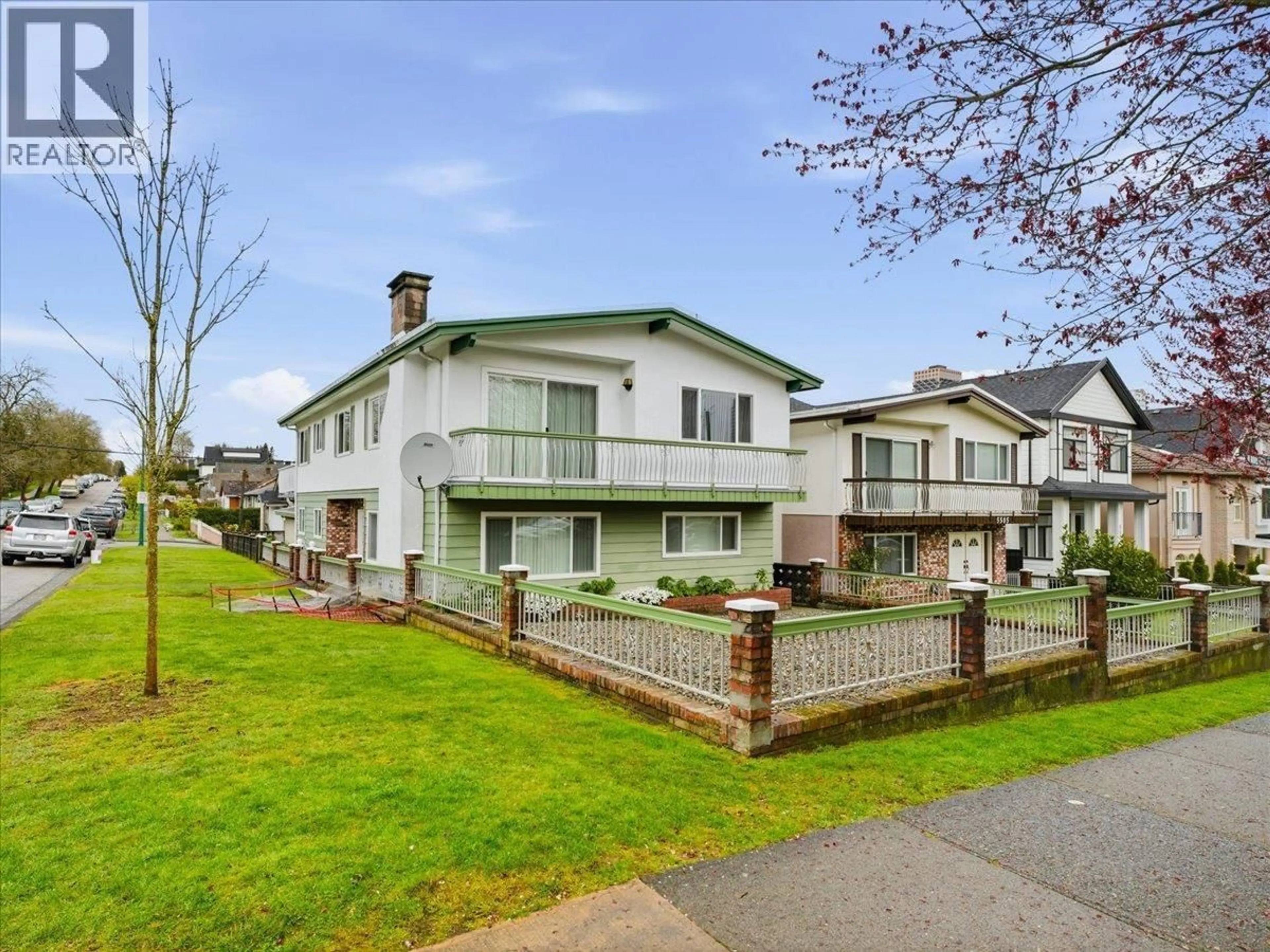 A pic from outside/outdoor area/front of a property/back of a property/a pic from drone, street for 3395 CHURCH STREET, Vancouver British Columbia V5R4W7