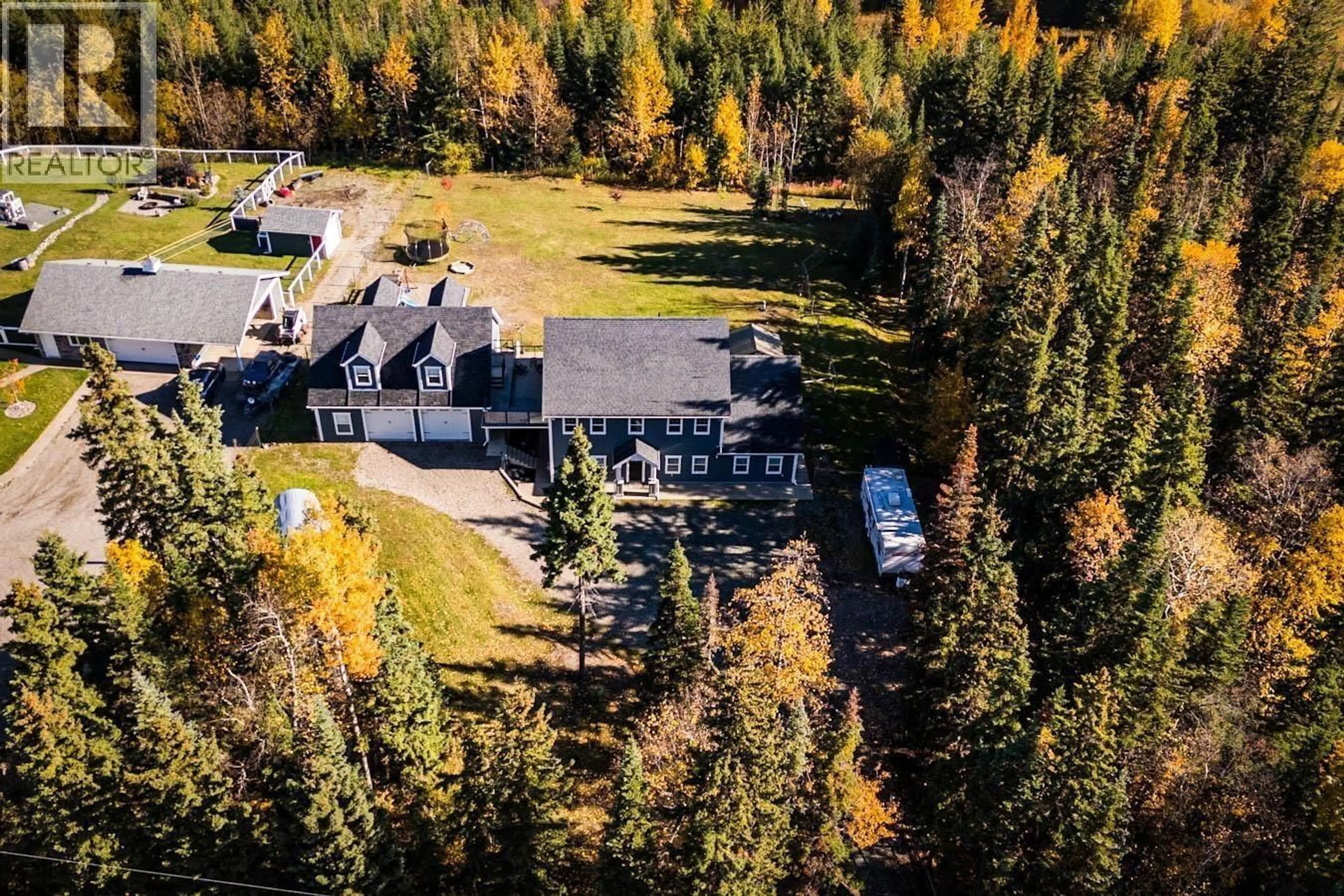 A pic from outside/outdoor area/front of a property/back of a property/a pic from drone, unknown for 5226 CRANBROOK HILL ROAD, Prince George British Columbia V2M7C4
