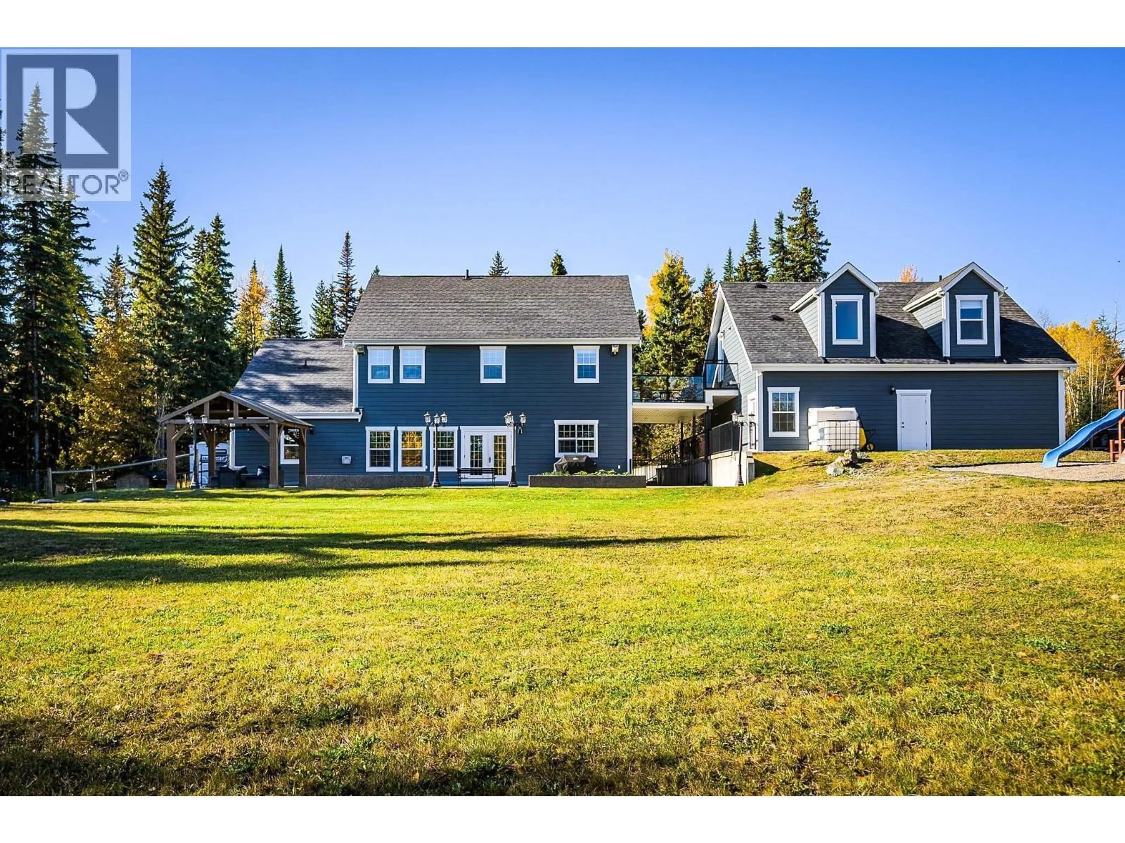 A pic from outside/outdoor area/front of a property/back of a property/a pic from drone, mountain view for 5226 CRANBROOK HILL ROAD, Prince George British Columbia V2M7C4