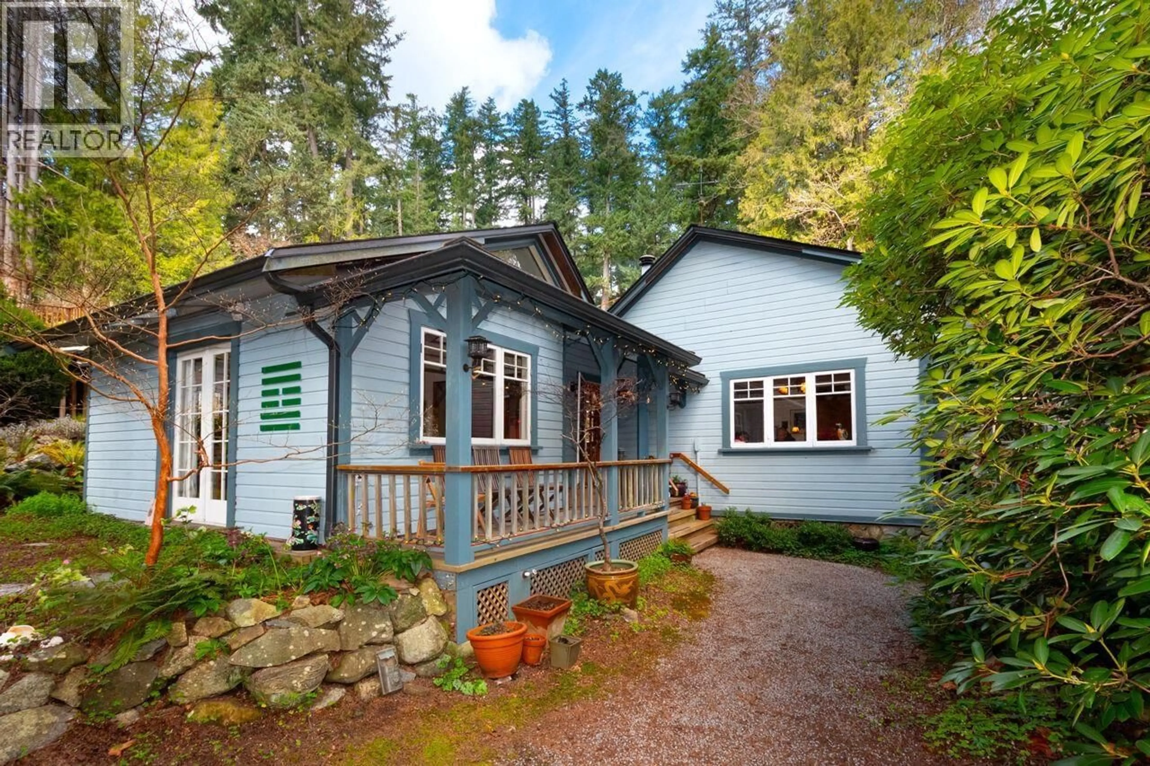 Home with vinyl exterior material, street for 1248 MILLER ROAD, Bowen Island British Columbia V0N1G1