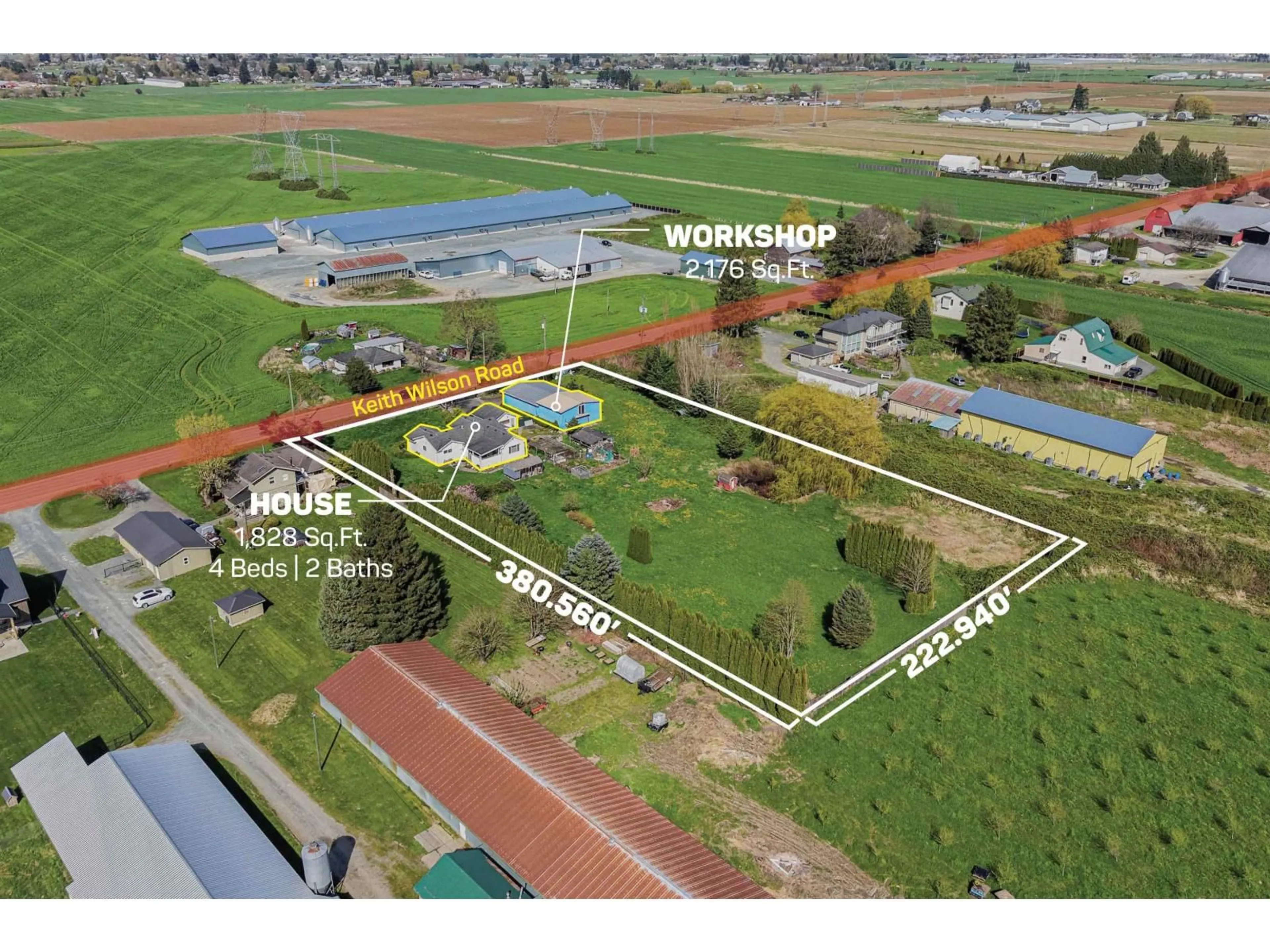 A pic from outside/outdoor area/front of a property/back of a property/a pic from drone, building for 42148 KEITH WILSON ROAD, Sardis - Greendale British Columbia V2R4B2