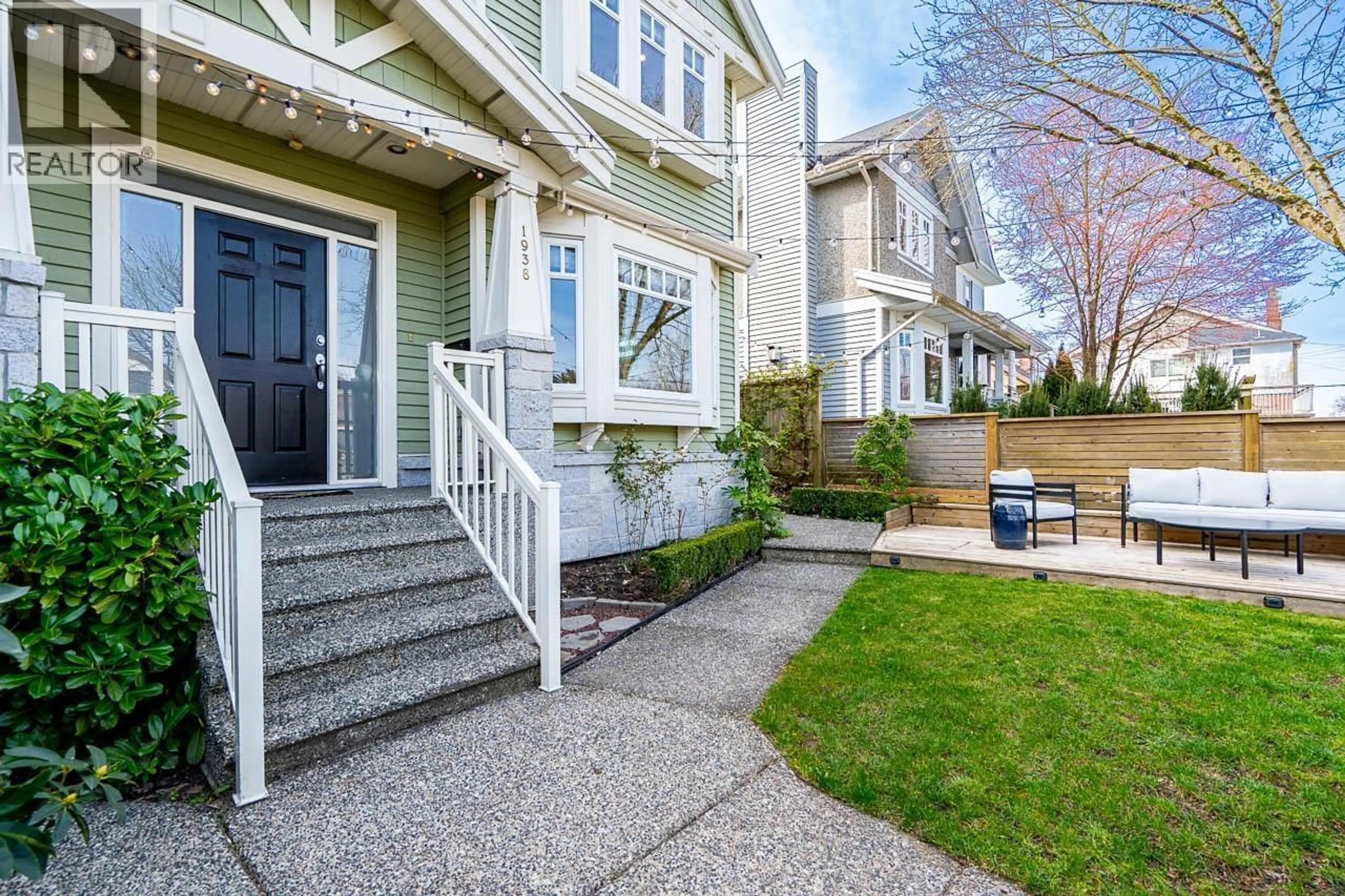 Home with vinyl exterior material, street for 1938 ADANAC STREET, Vancouver British Columbia V5L2E4