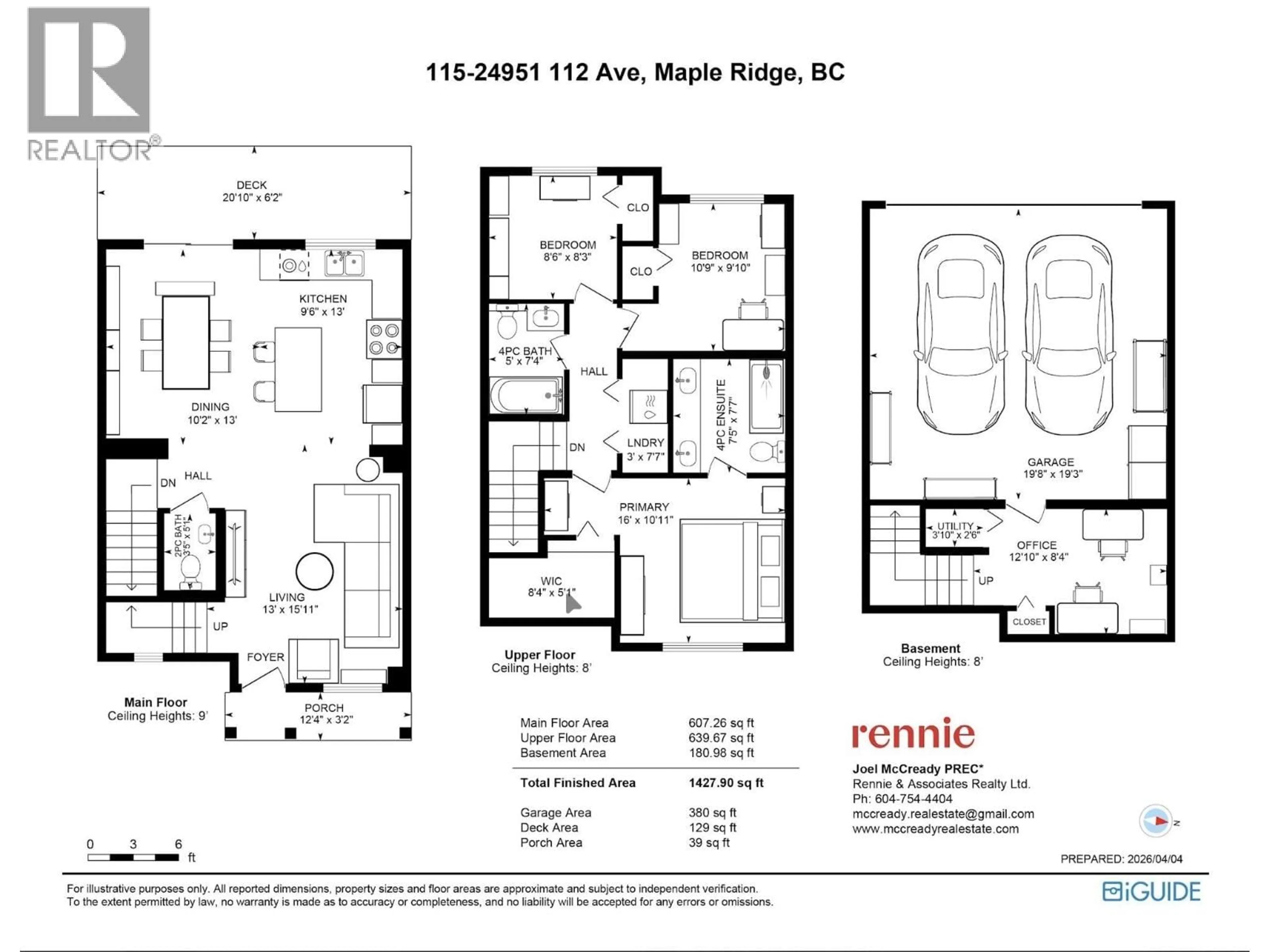 Floor plan for 115 - 24951 112 AVENUE, Maple Ridge British Columbia V2W1Z6