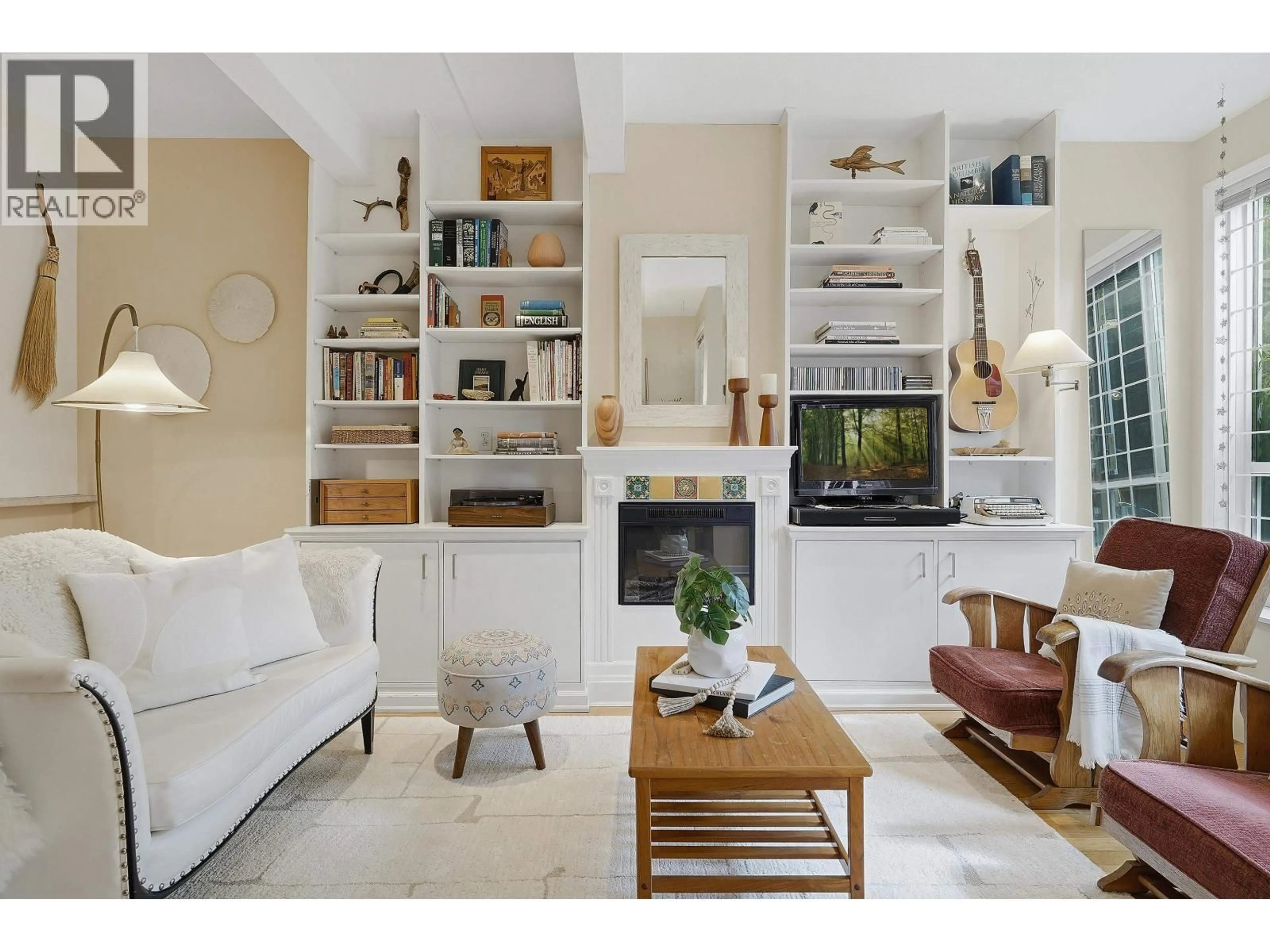 Living room with furniture, unknown for 123 - 3440 BROADWAY, Vancouver British Columbia V6R4R2