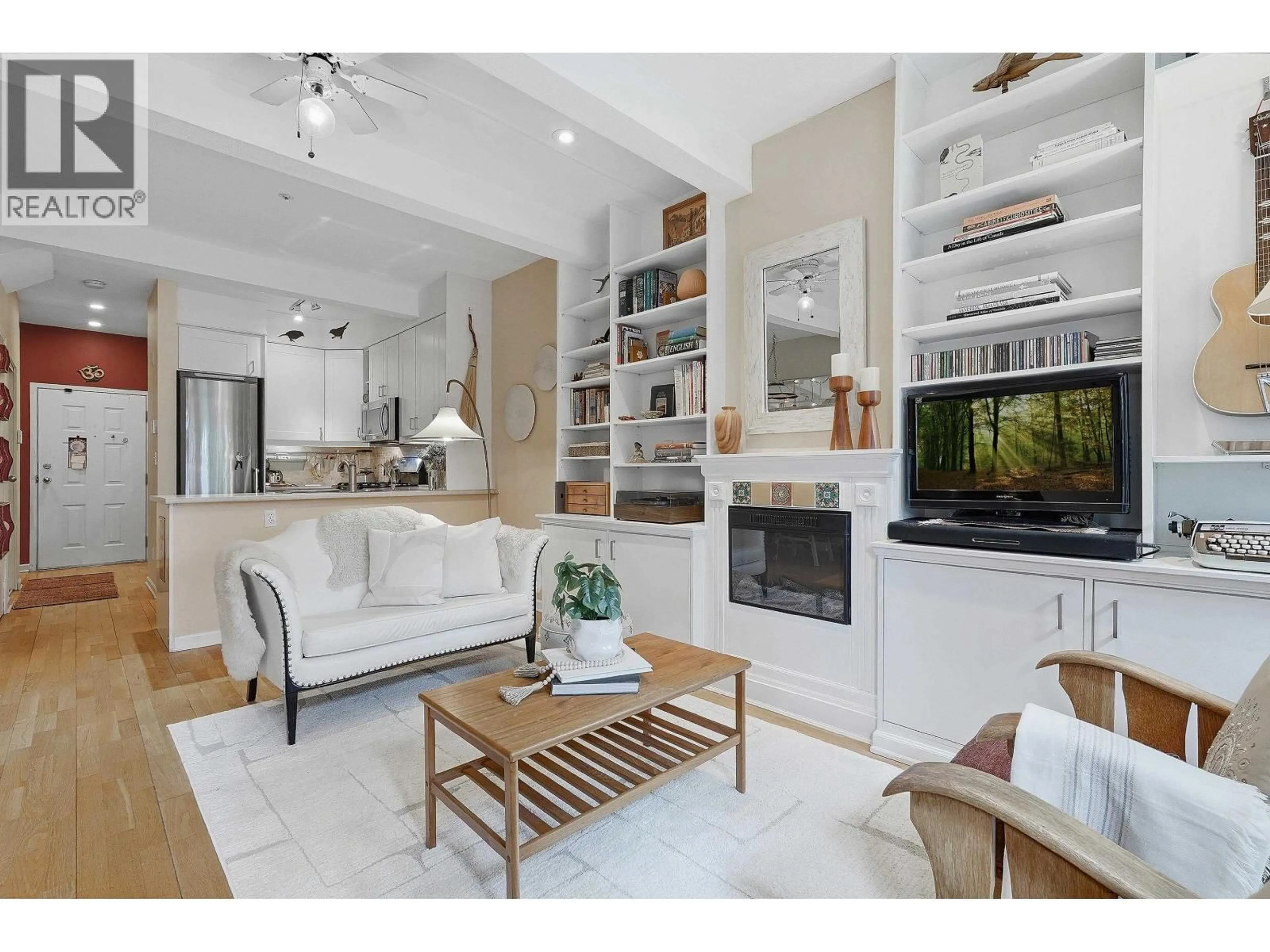 Living room with furniture, unknown for 123 - 3440 BROADWAY, Vancouver British Columbia V6R4R2