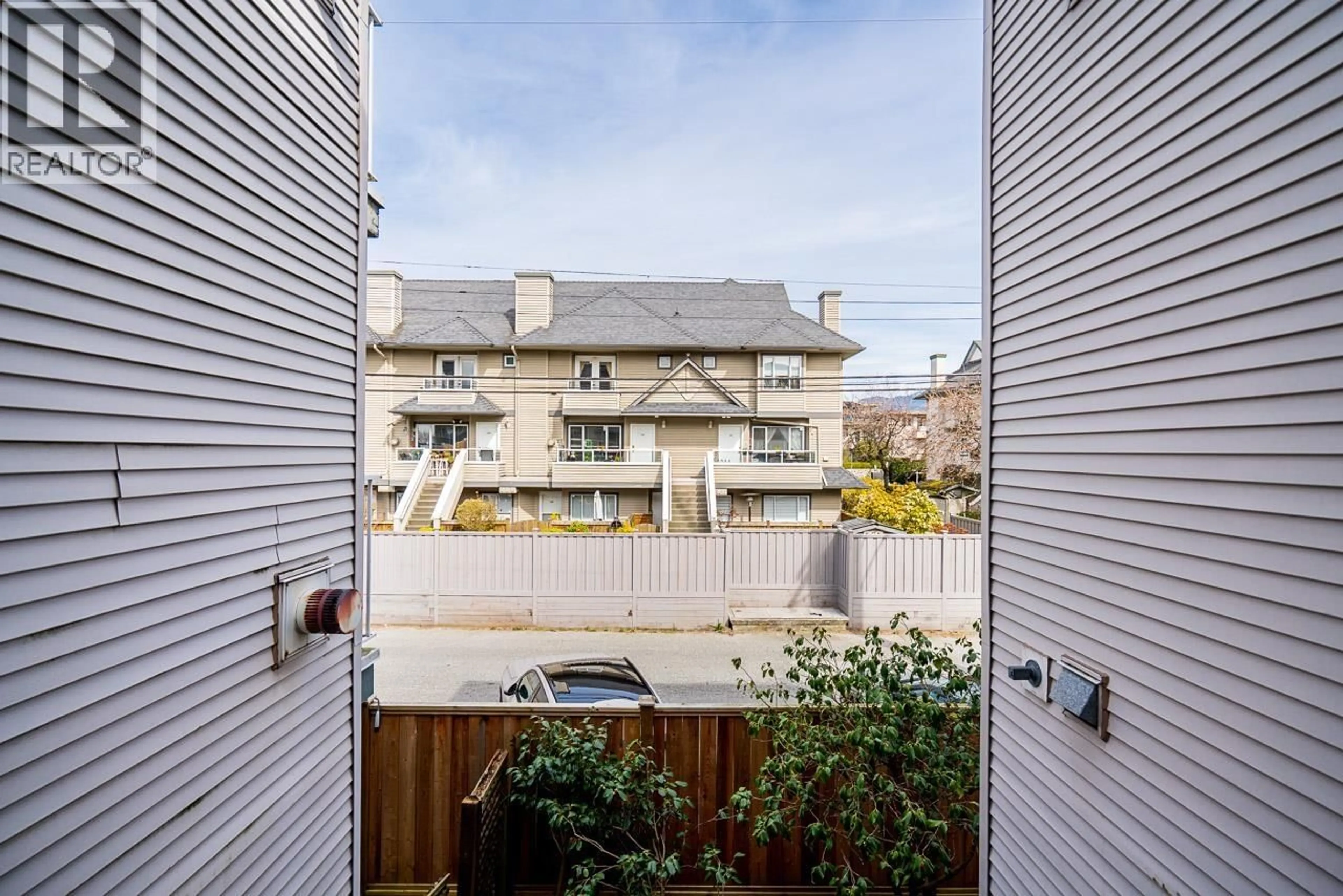 Patio, city buildings view from balcony for 307 - 3939 HASTINGS STREET, Burnaby British Columbia V5C2H8