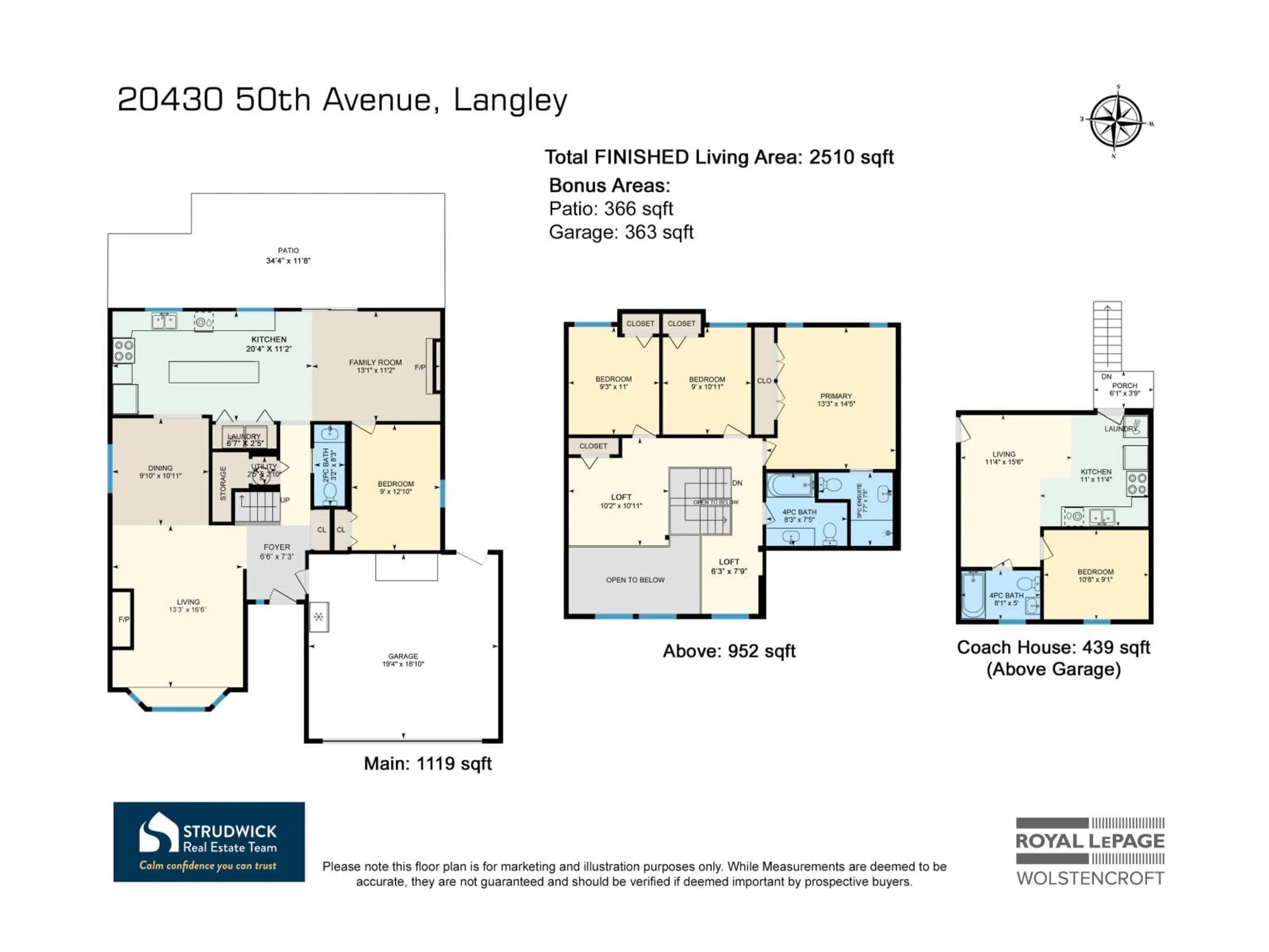 Floor plan for 20430 50 AVENUE, Langley British Columbia V3A7J3