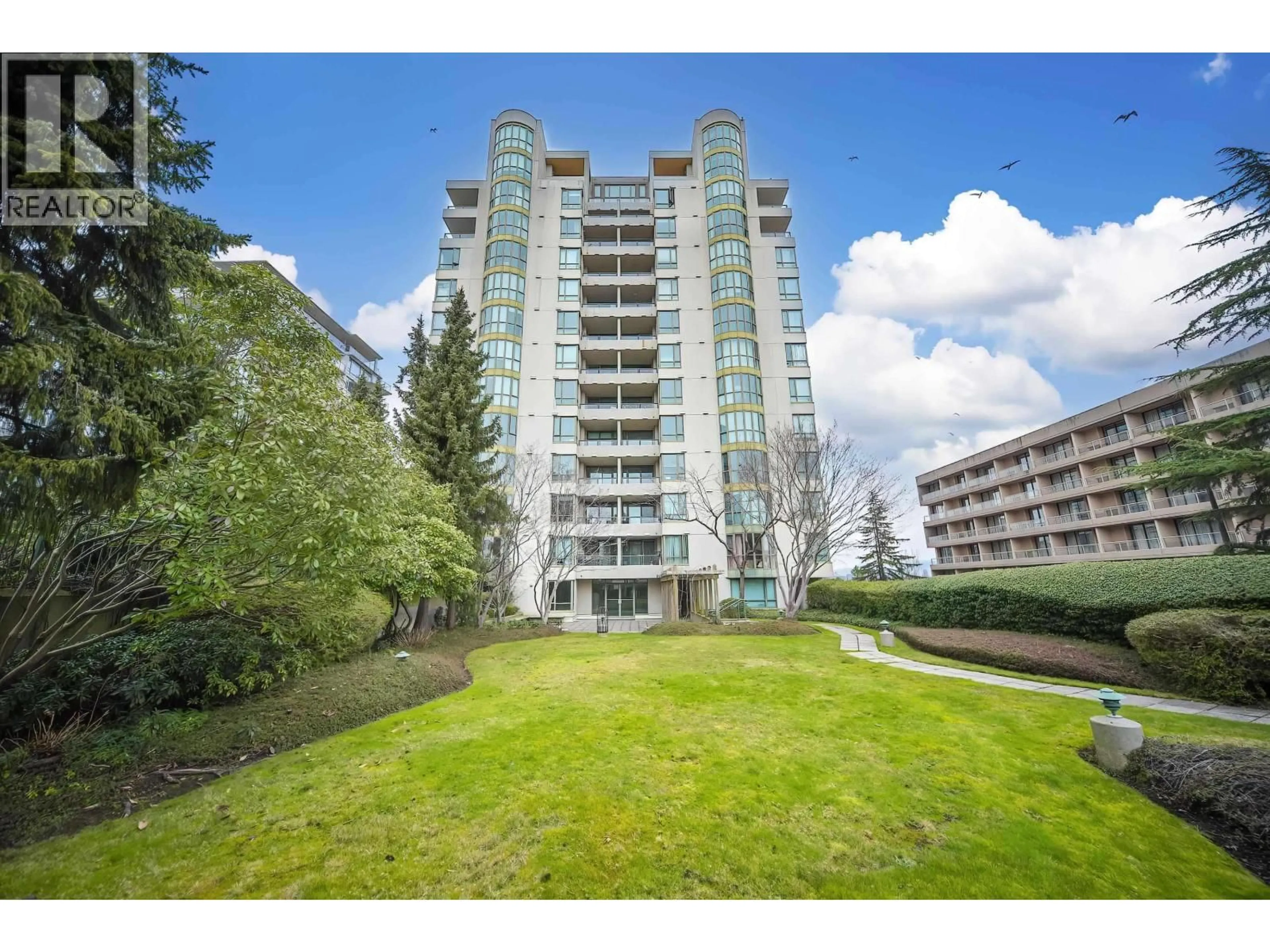 A pic from outside/outdoor area/front of a property/back of a property/a pic from drone, building for 1011 - 7380 ELMBRIDGE WAY, Richmond British Columbia V6X4A1