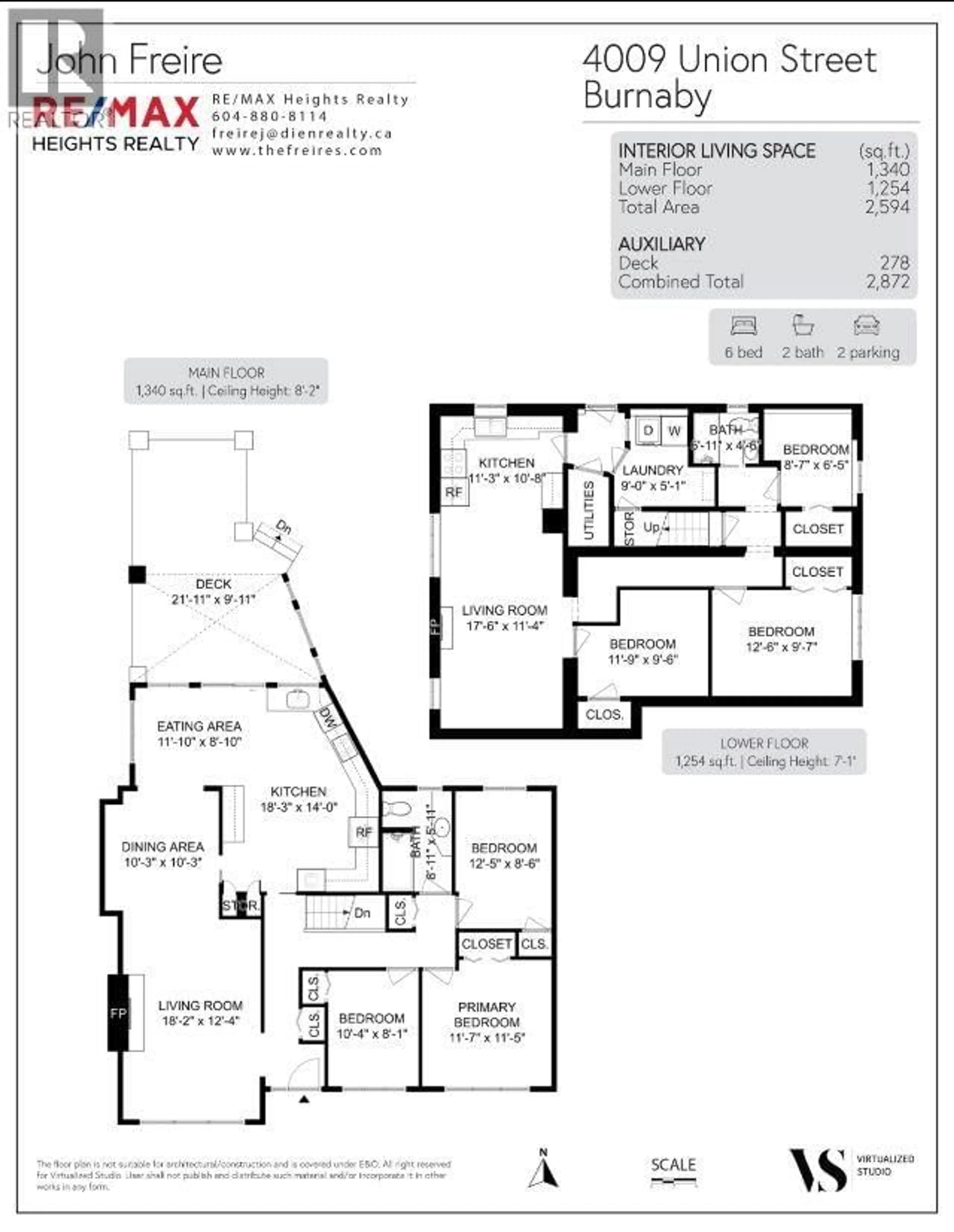 Floor plan for 4009 UNION STREET, Burnaby British Columbia V5C2W9