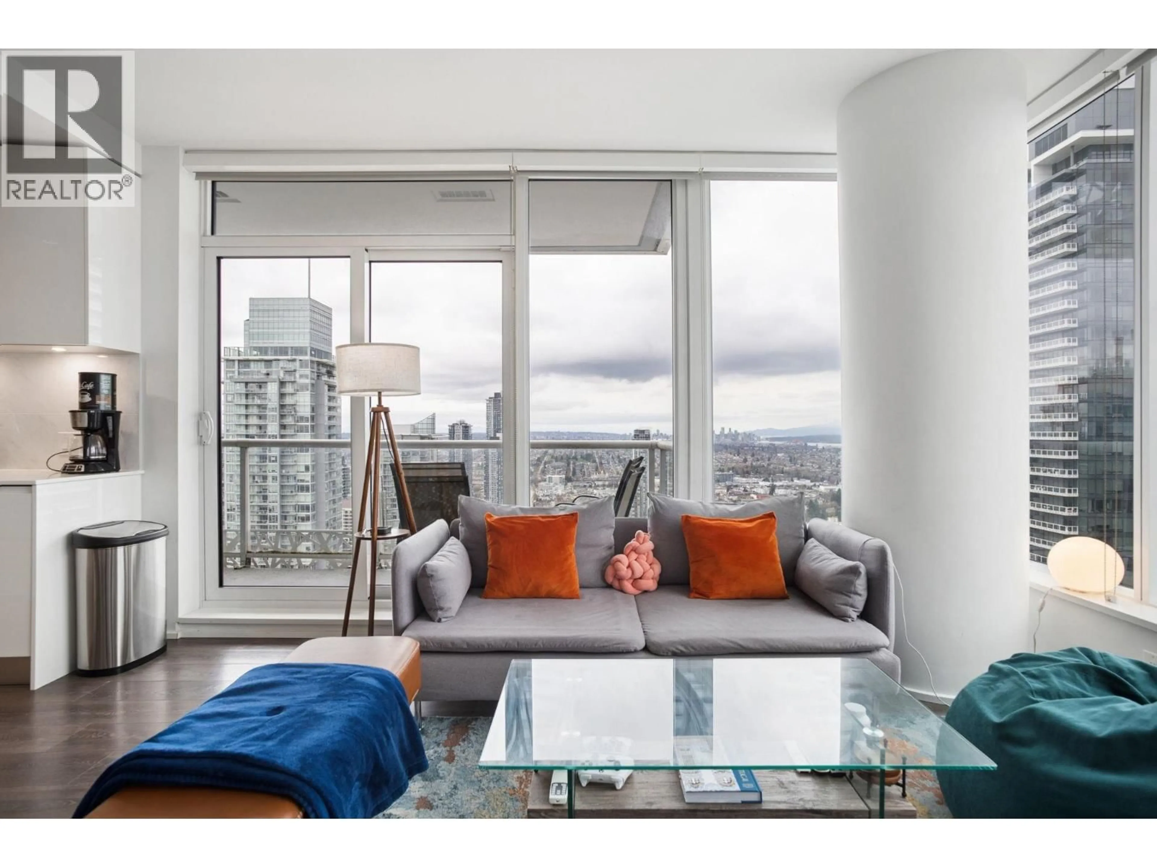 Living room with furniture, unknown for 4609 - 1955 ALPHA WAY, Burnaby British Columbia V5C0K6