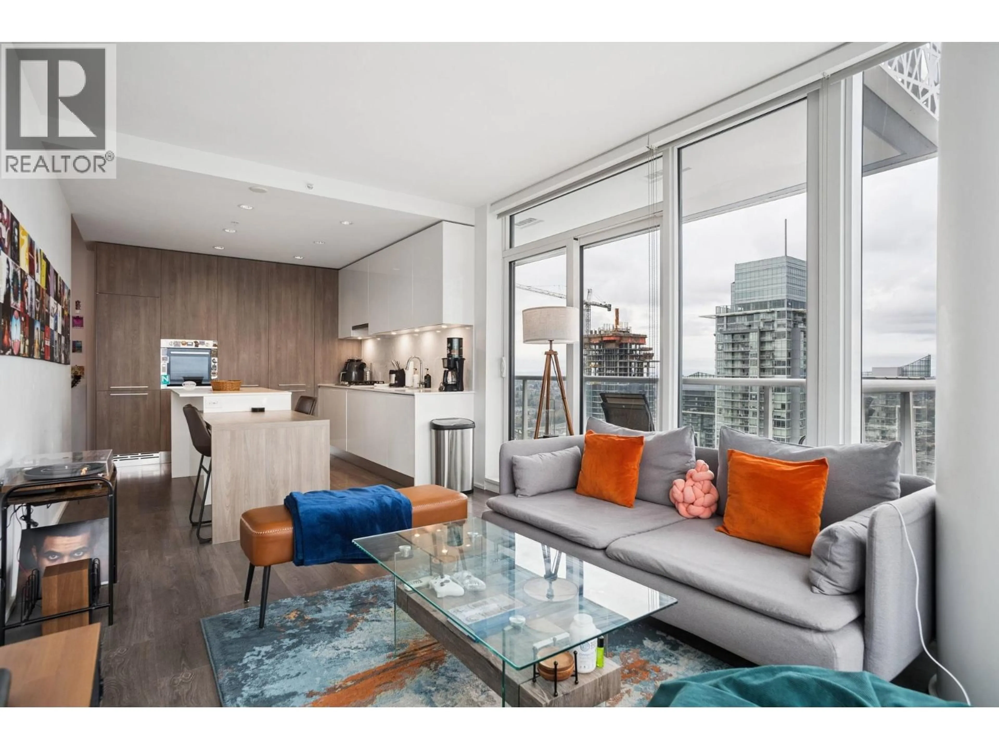 Living room with furniture, unknown for 4609 - 1955 ALPHA WAY, Burnaby British Columbia V5C0K6