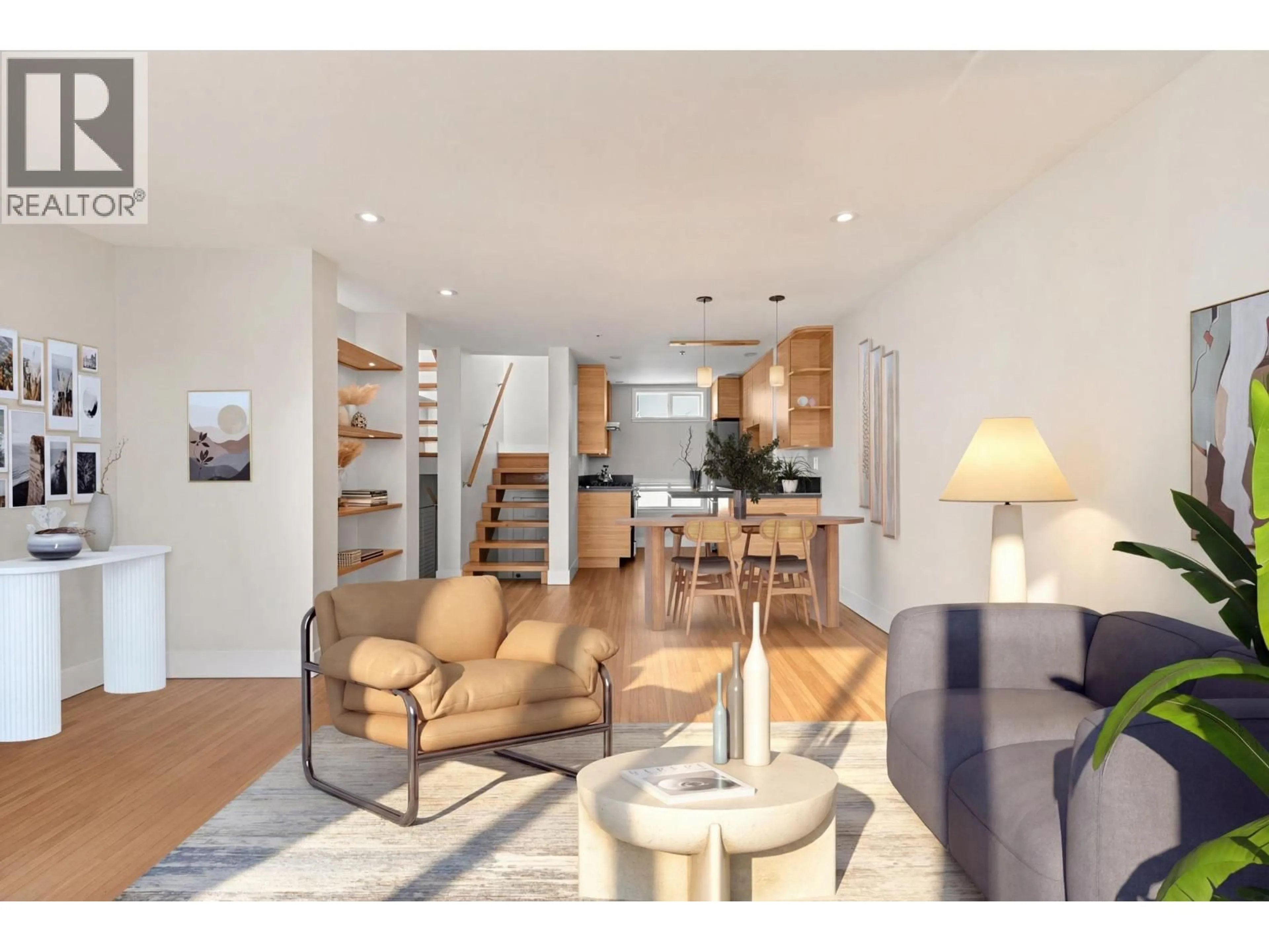 Living room with furniture, wood/laminate floor for 302 - 2215 MCGILL STREET, Vancouver British Columbia V5L1C3