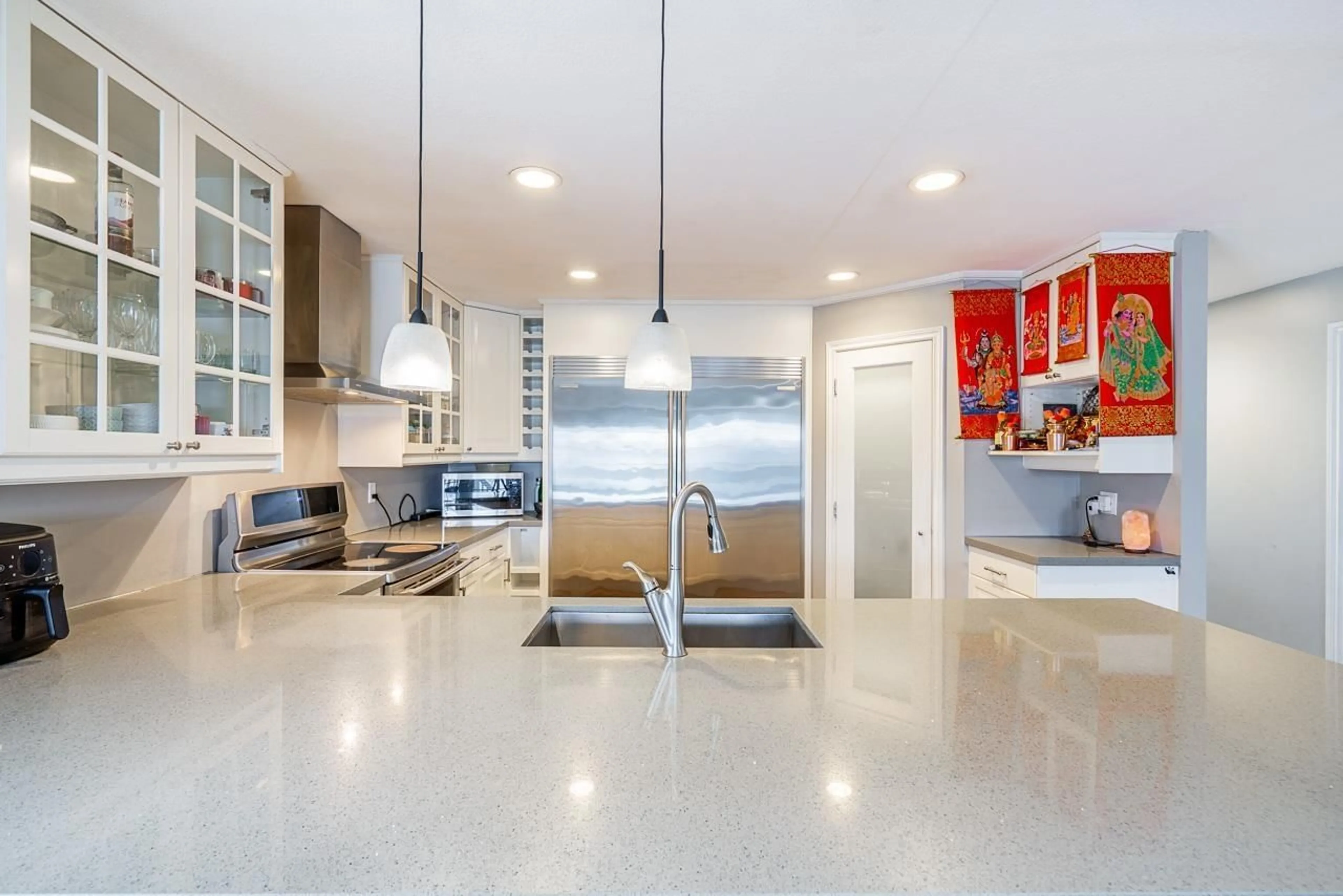 Contemporary kitchen, ceramic/tile floor for 2262 WILLOUGHBY WAY, Langley British Columbia V2Y1C1