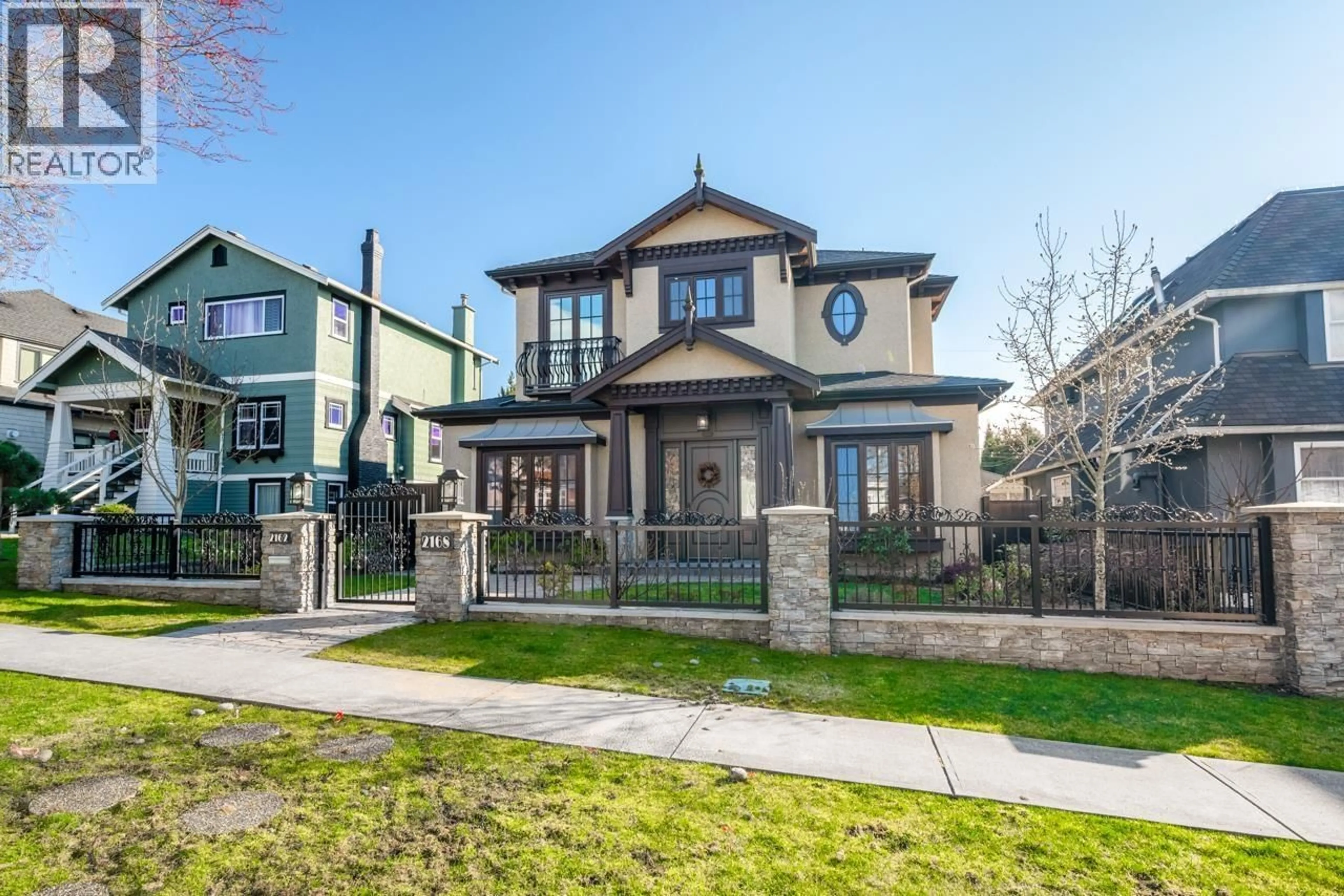 Home with brick exterior material, street for 2168 22ND AVENUE, Vancouver British Columbia V6L1L5