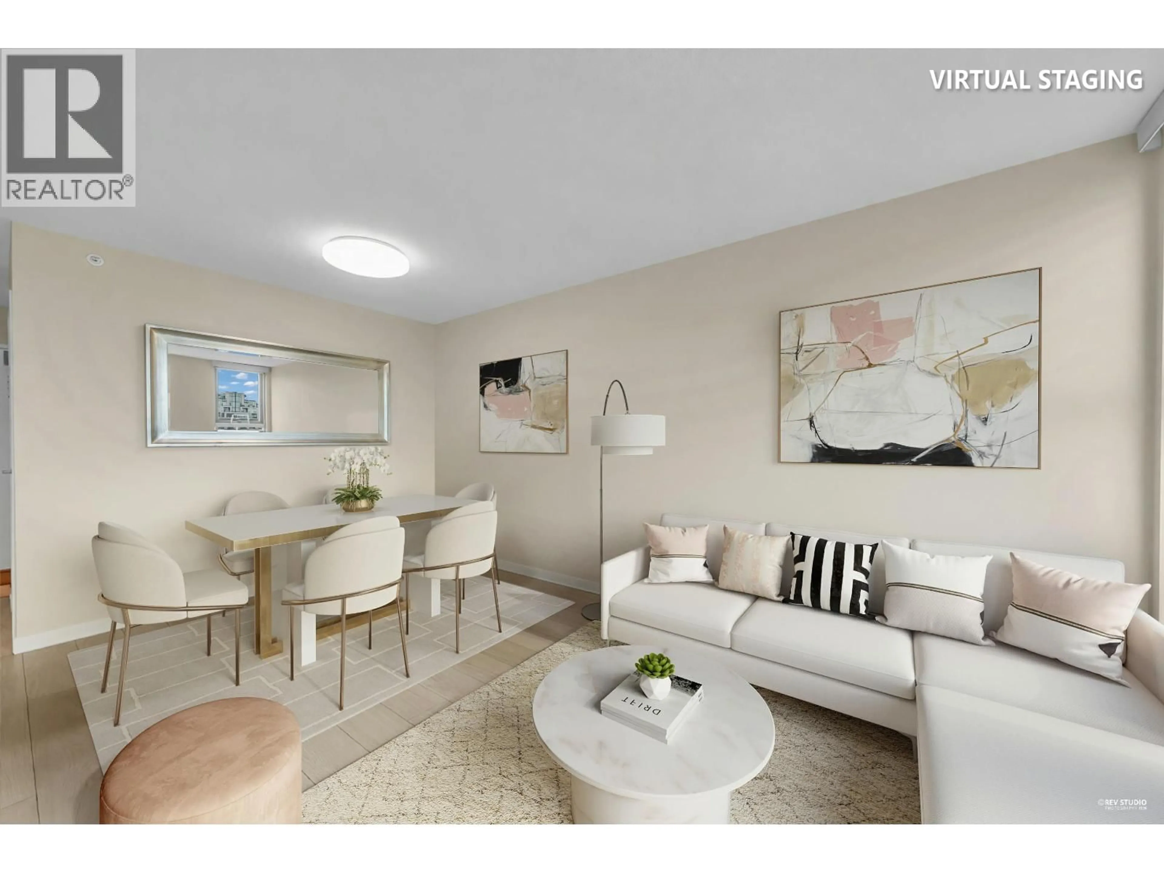 Living room with furniture, unknown for 2901 - 1008 CAMBIE STREET, Vancouver British Columbia V6B6J7