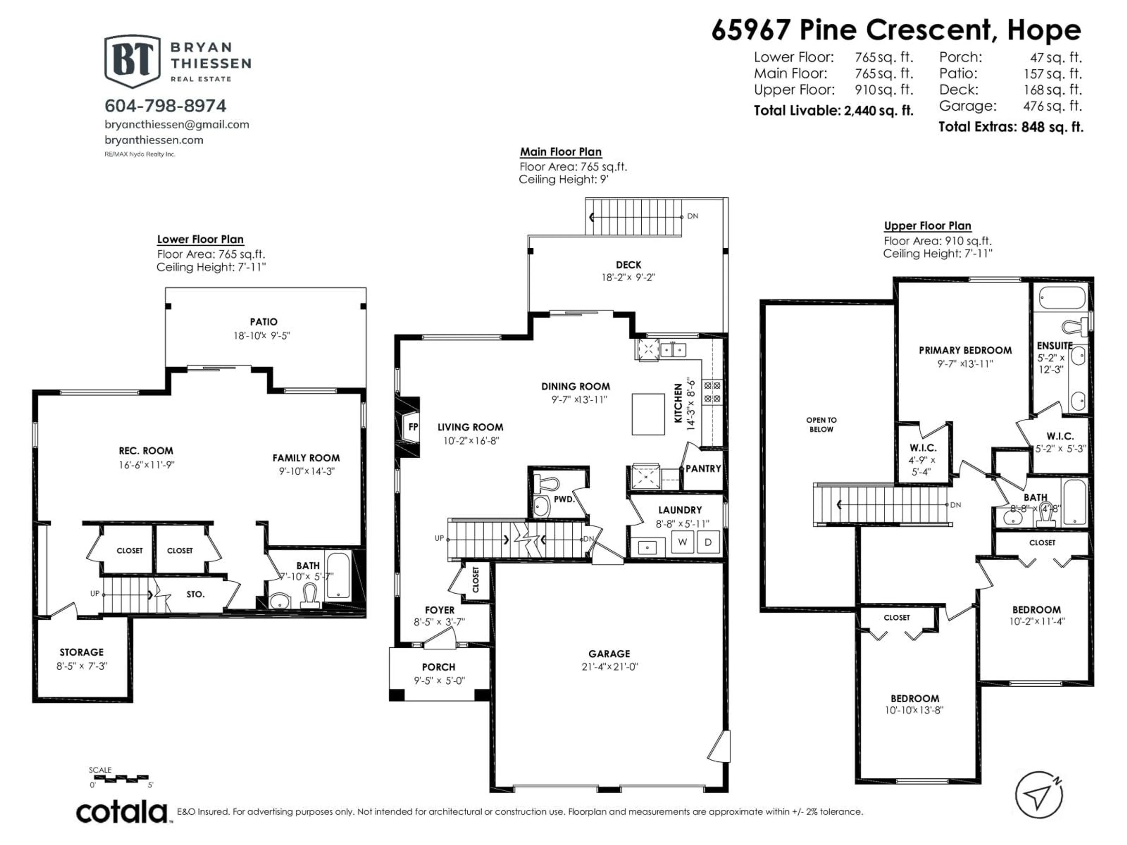 Floor plan for 65967 PINE CRESCENT, Hope British Columbia V0X1L1
