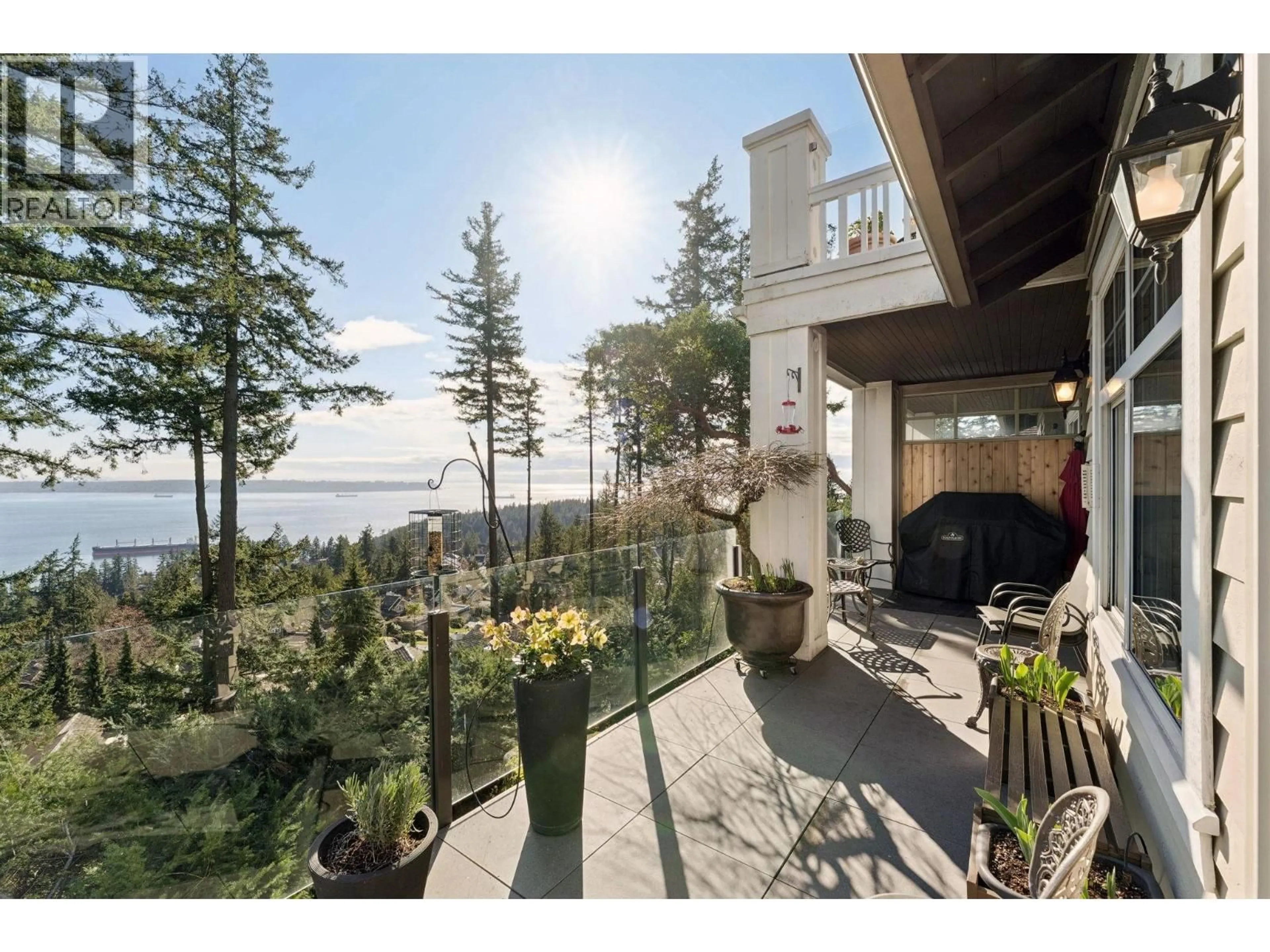 Patio, water/lake/river/ocean view for 7 - 5110 ALDERFEILD PLACE, West Vancouver British Columbia V7W2W7