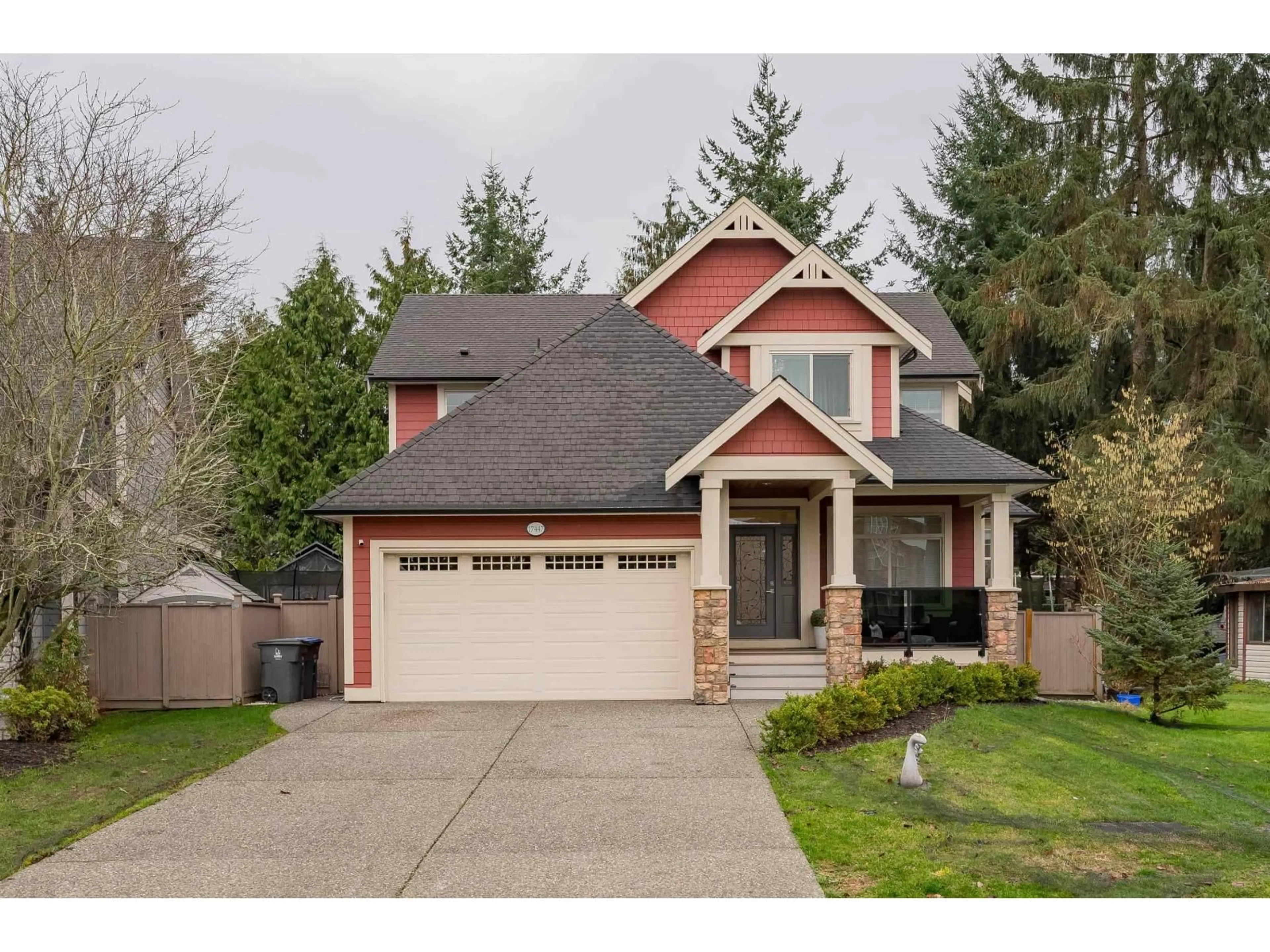 Home with vinyl exterior material, street for 17447 0A AVENUE, Surrey British Columbia V3S9P3