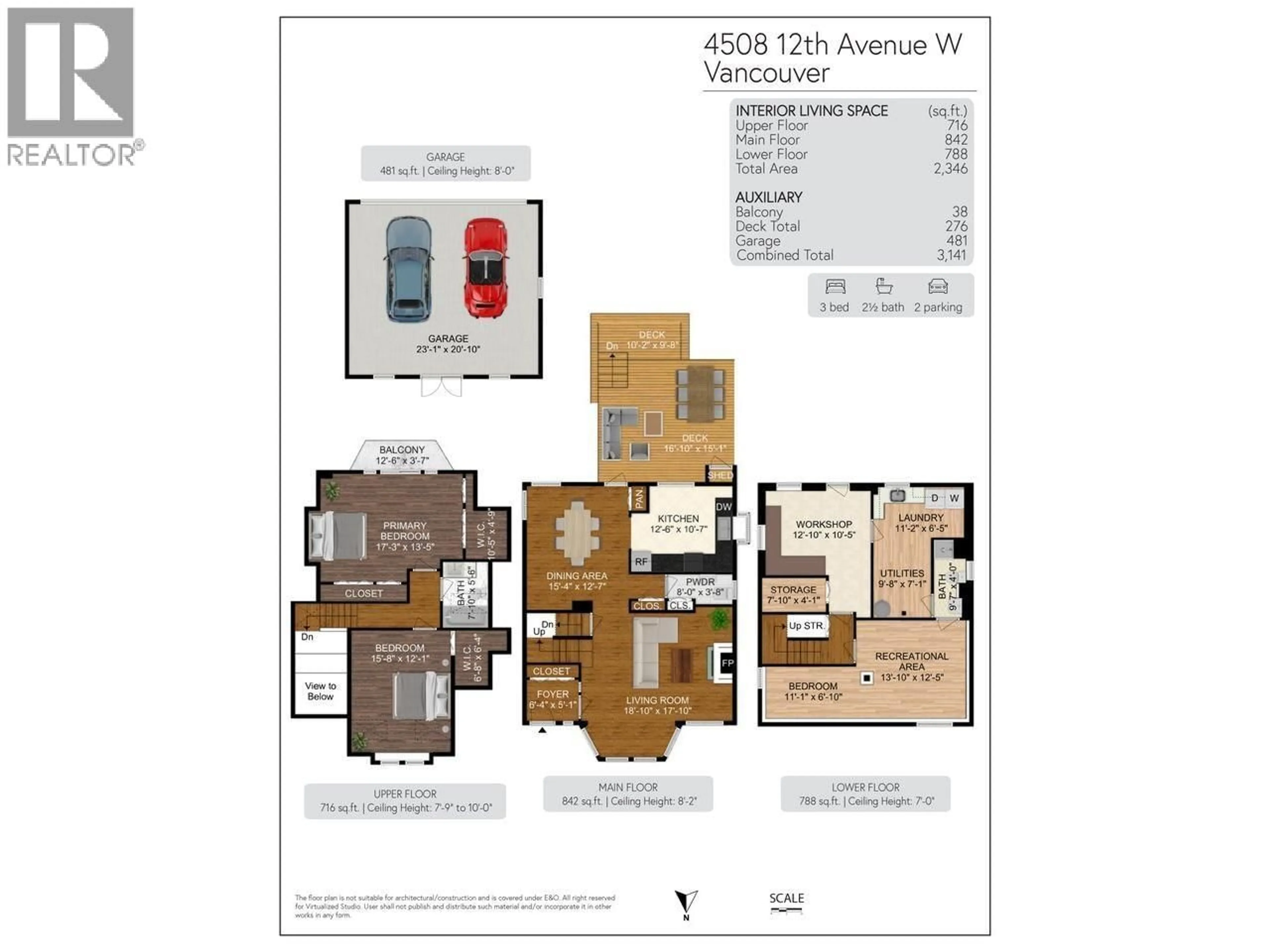 Floor plan for 4508 12TH AVENUE, Vancouver British Columbia V6R2R5