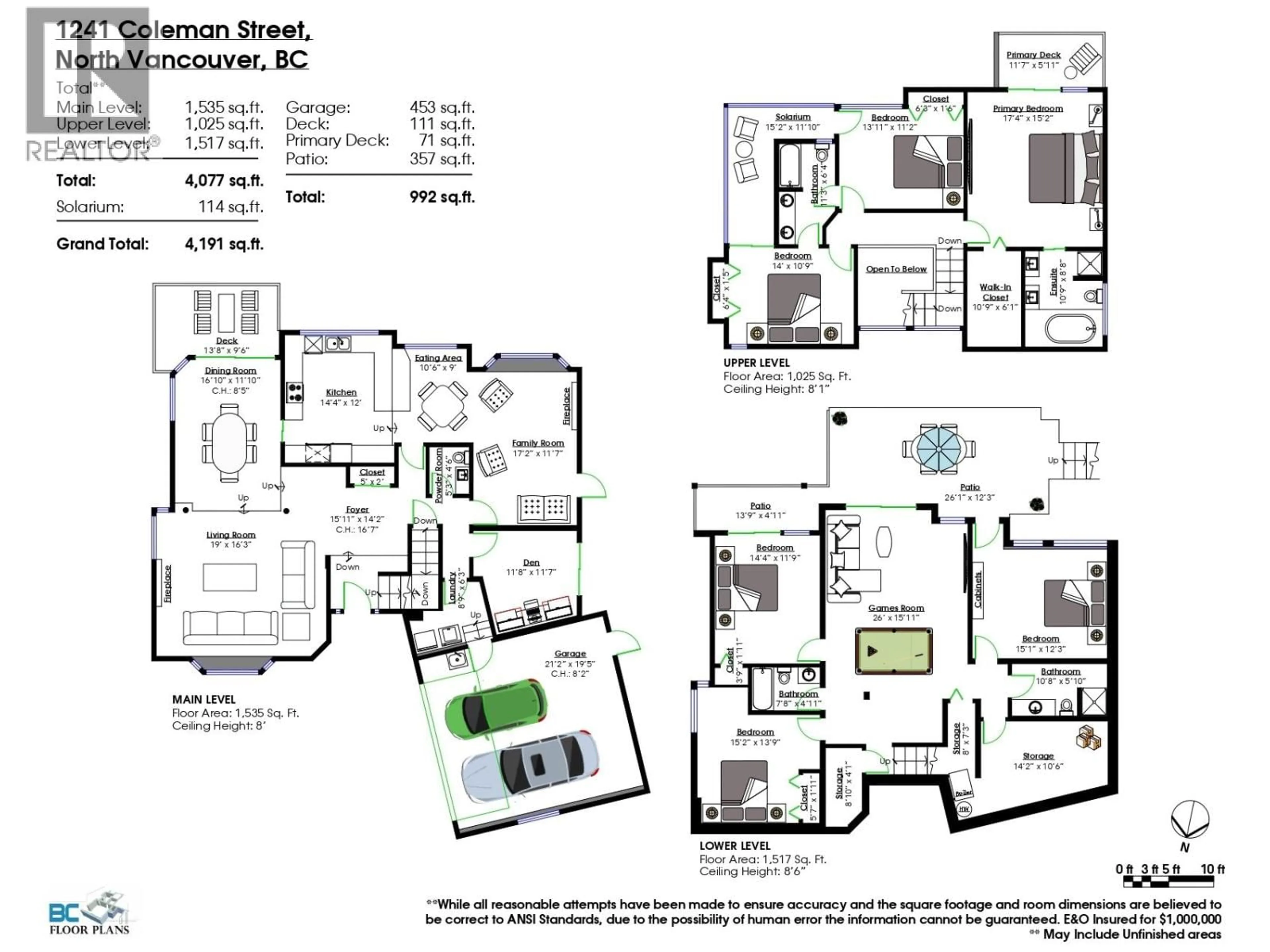 Floor plan for 1241 COLEMAN STREET, North Vancouver British Columbia V7K3C2