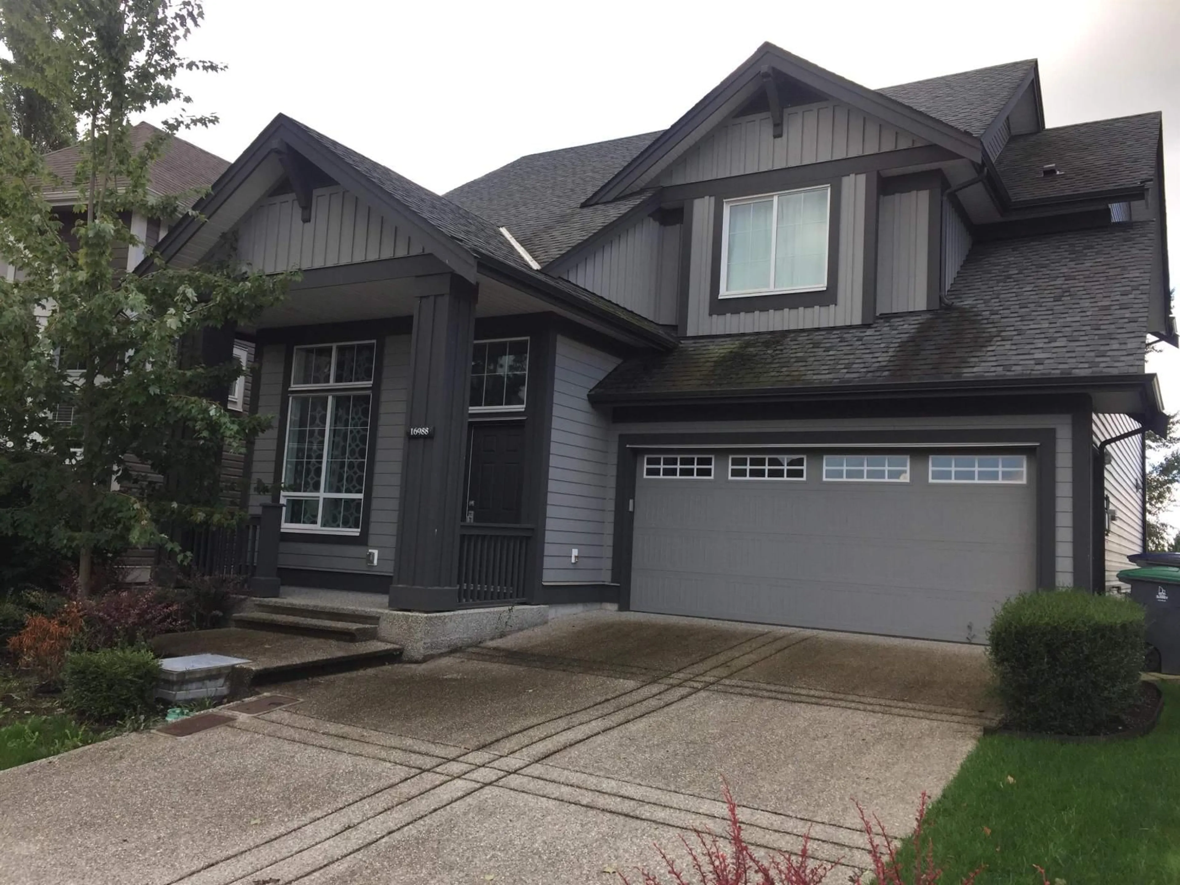 Home with vinyl exterior material, street for 16988 77A AVENUE, Surrey British Columbia V4N6L2