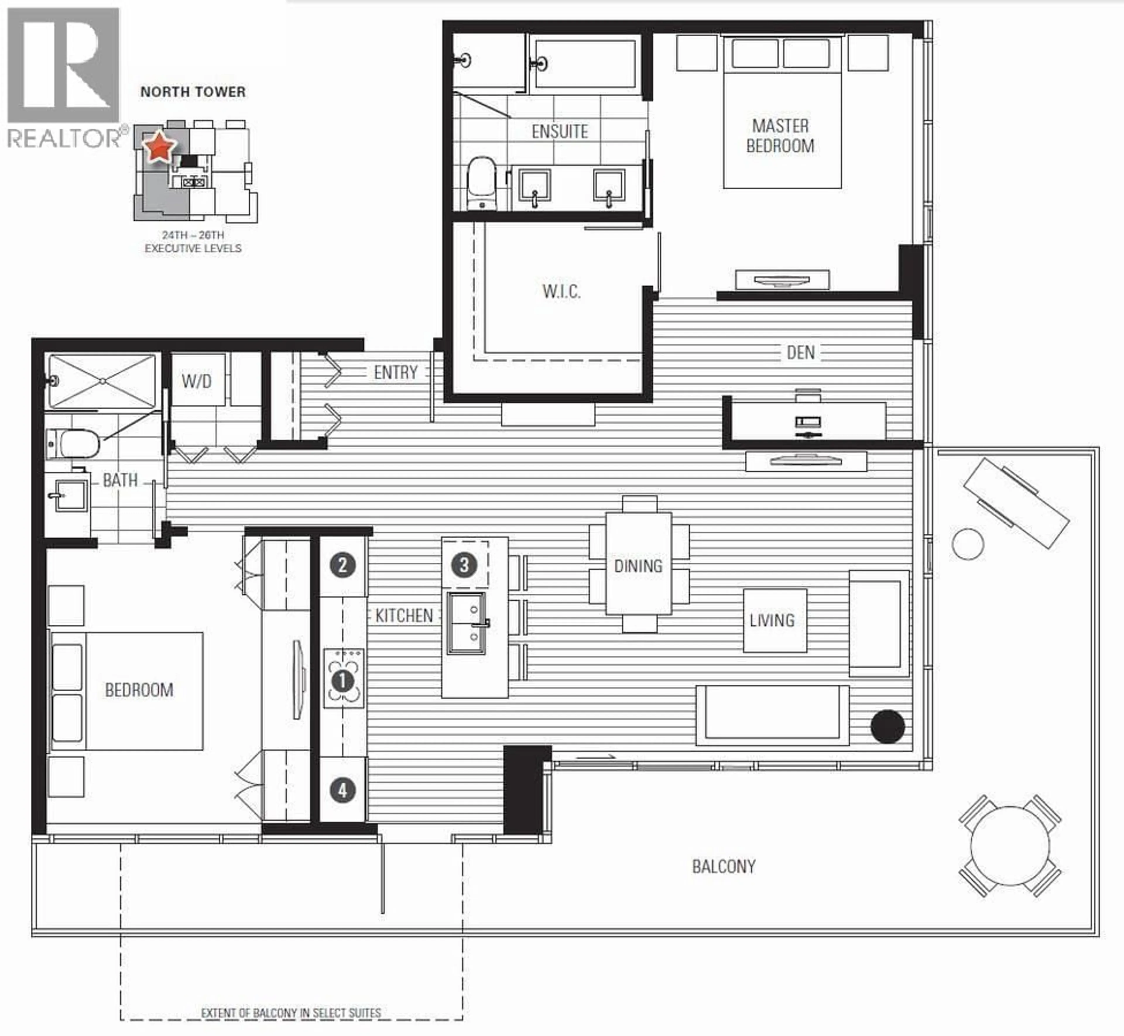 Floor plan for 2402 - 8031 NUNAVUT LANE, Vancouver British Columbia V5X0C9