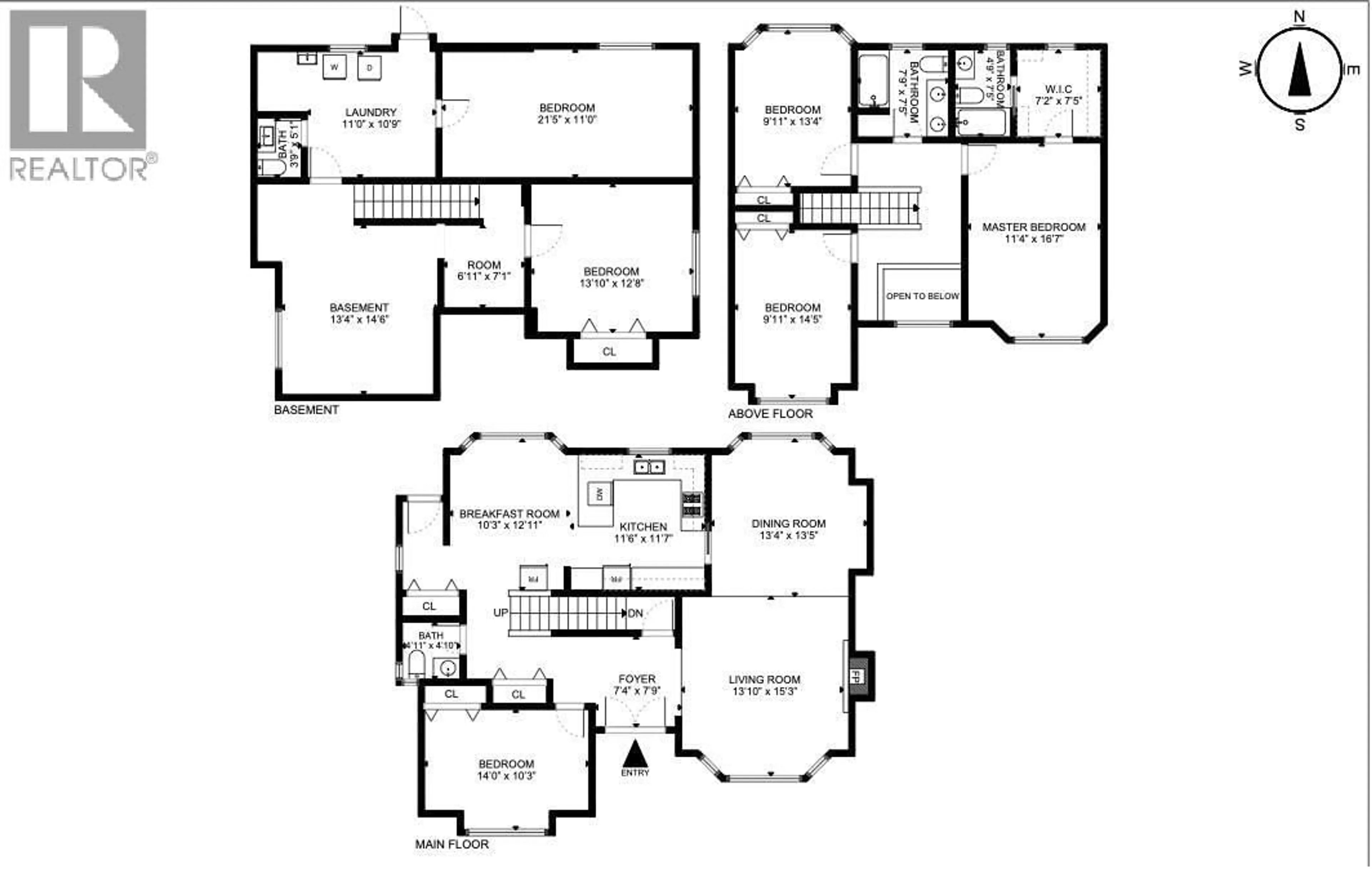 Floor plan for 219 42ND AVENUE, Vancouver British Columbia V5Y2T2