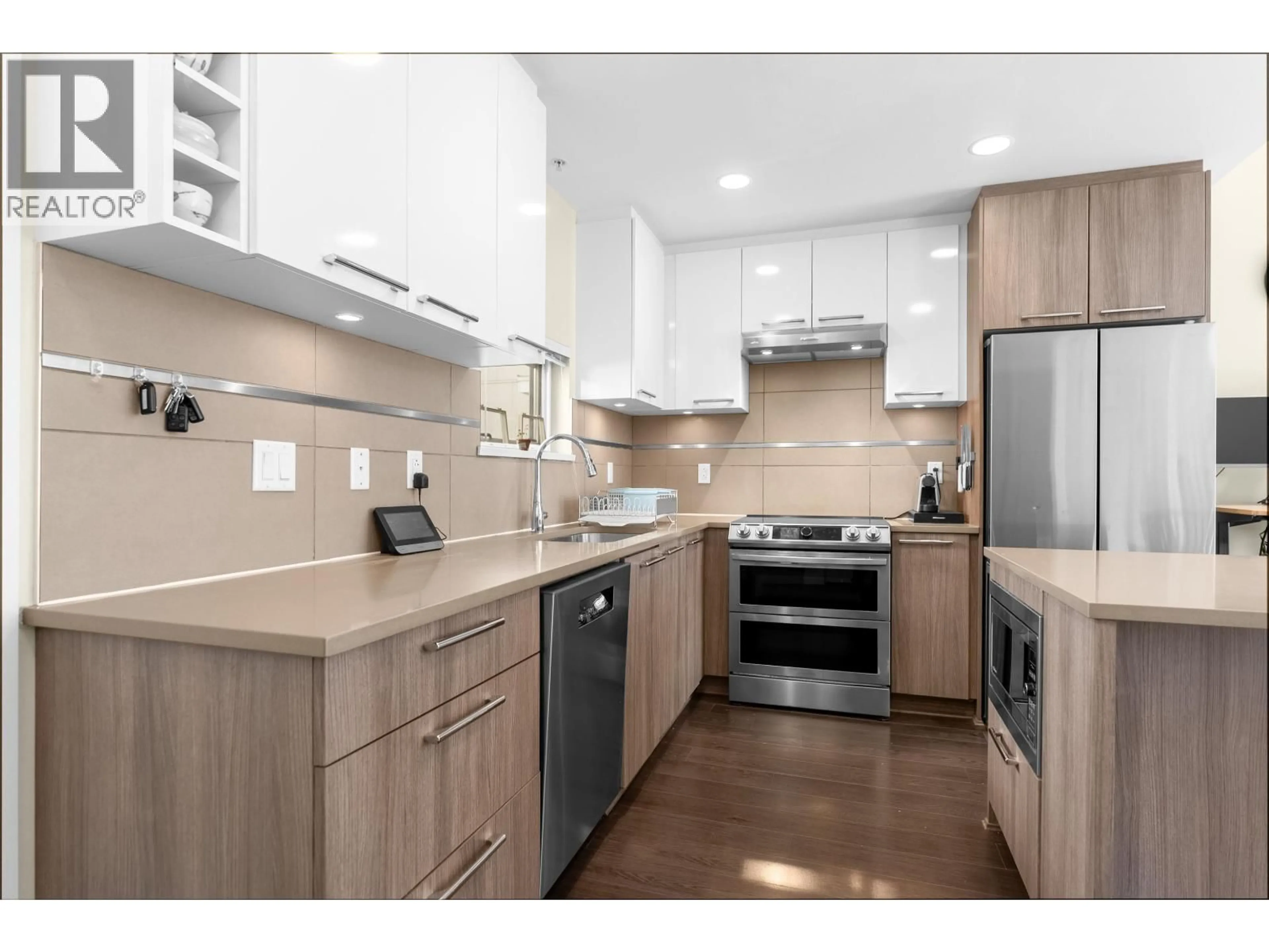 Open concept kitchen, unknown for 407 - 9350 UNIVERSITY HIGH STREET, Burnaby British Columbia V5A0B6