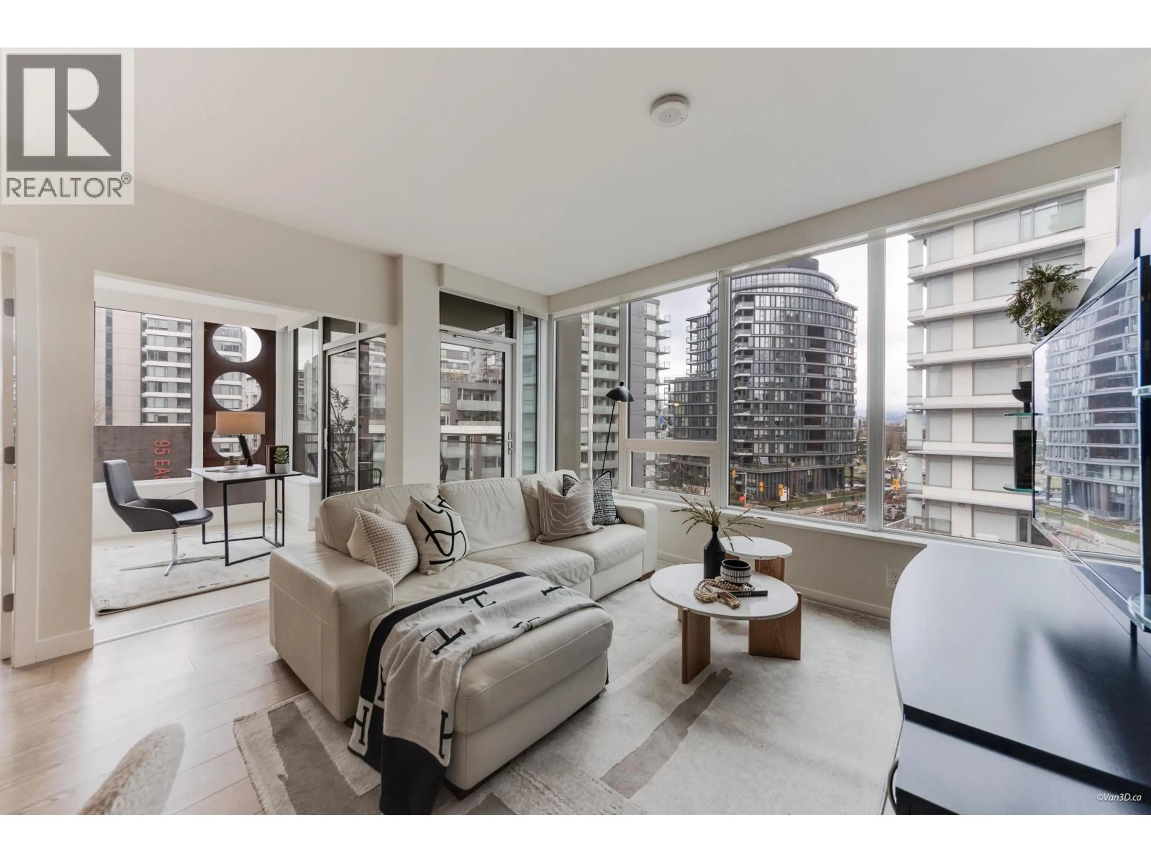 Living room with furniture, unknown for 710 - 111 1ST AVENUE, Vancouver British Columbia V6A0E9