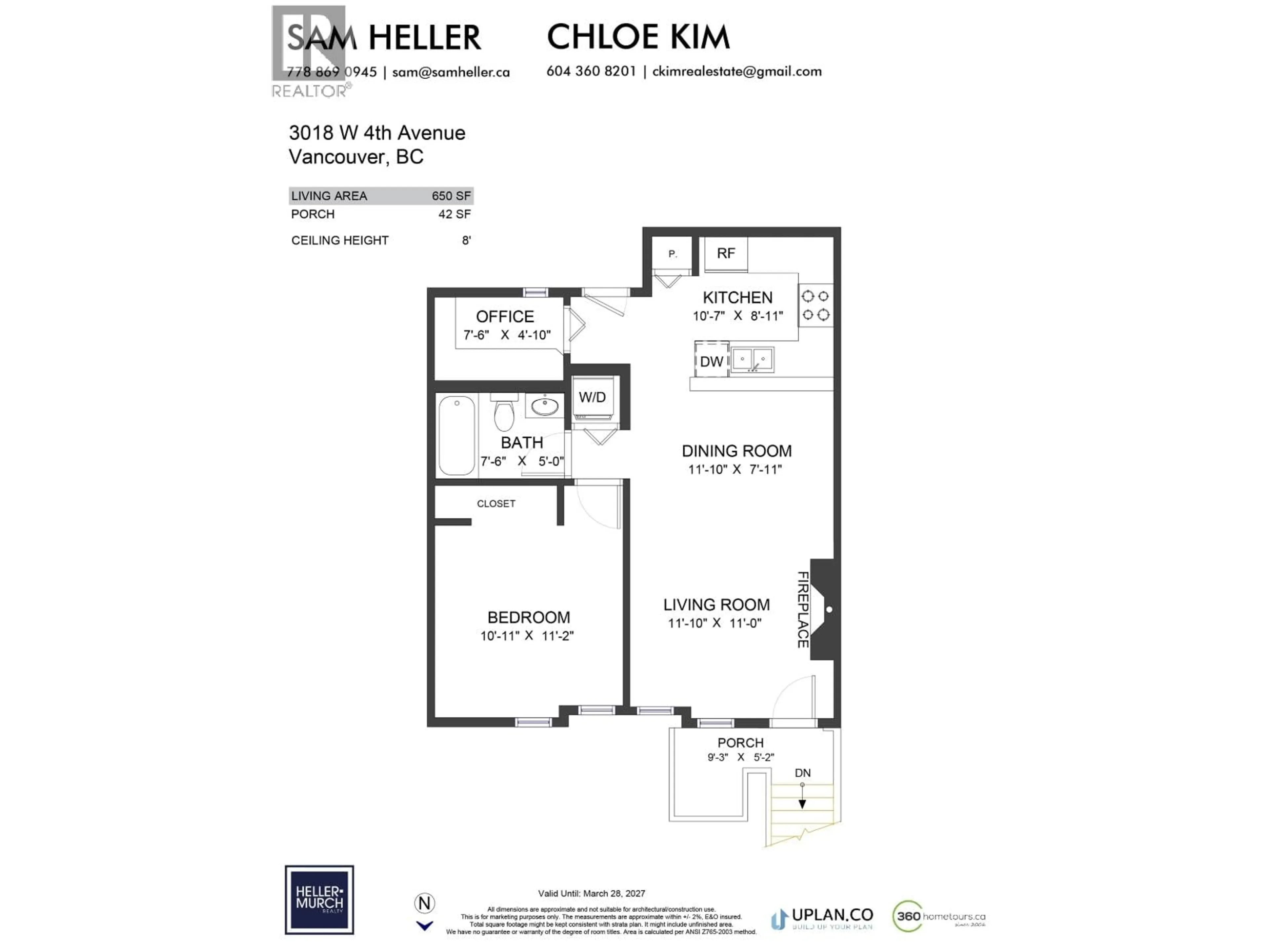 Floor plan for 3018 4TH AVENUE, Vancouver British Columbia V6K1R4