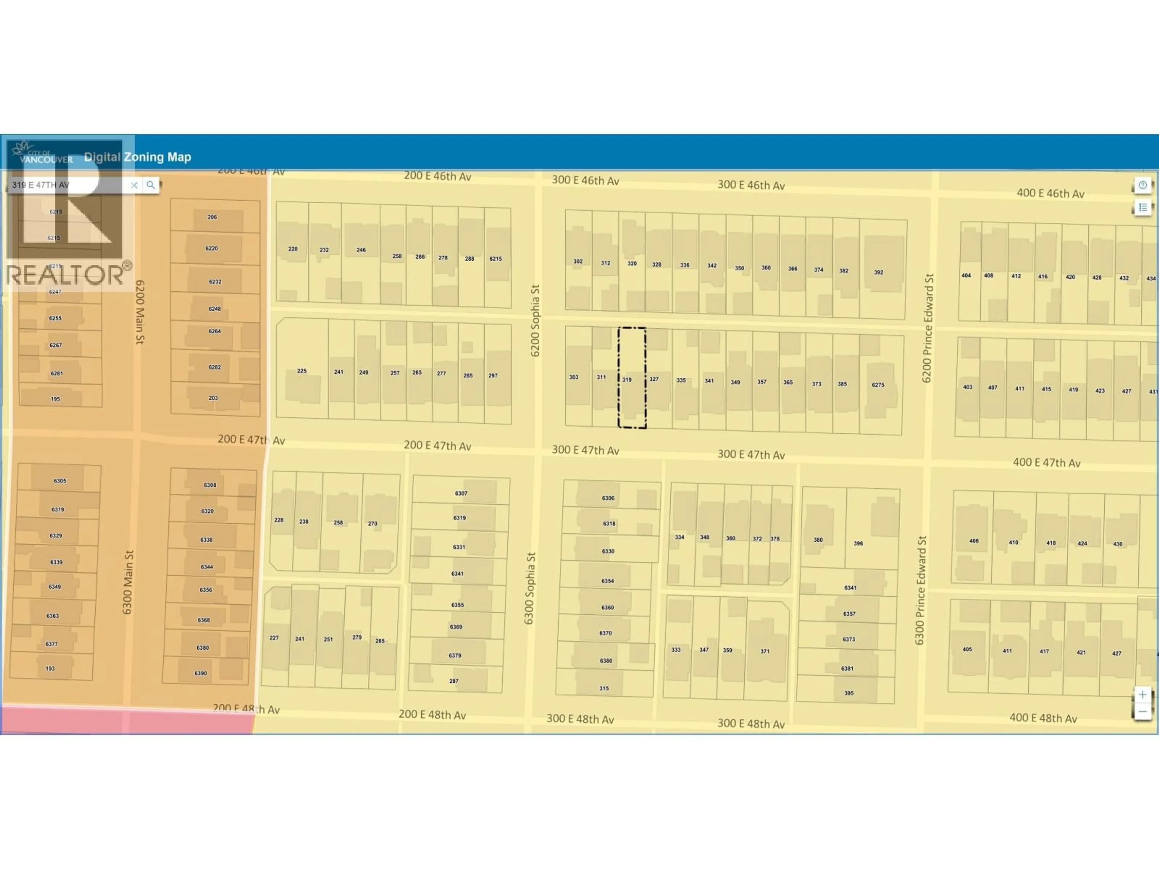Floor plan for 319 47TH AVENUE, Vancouver British Columbia V5W2B1