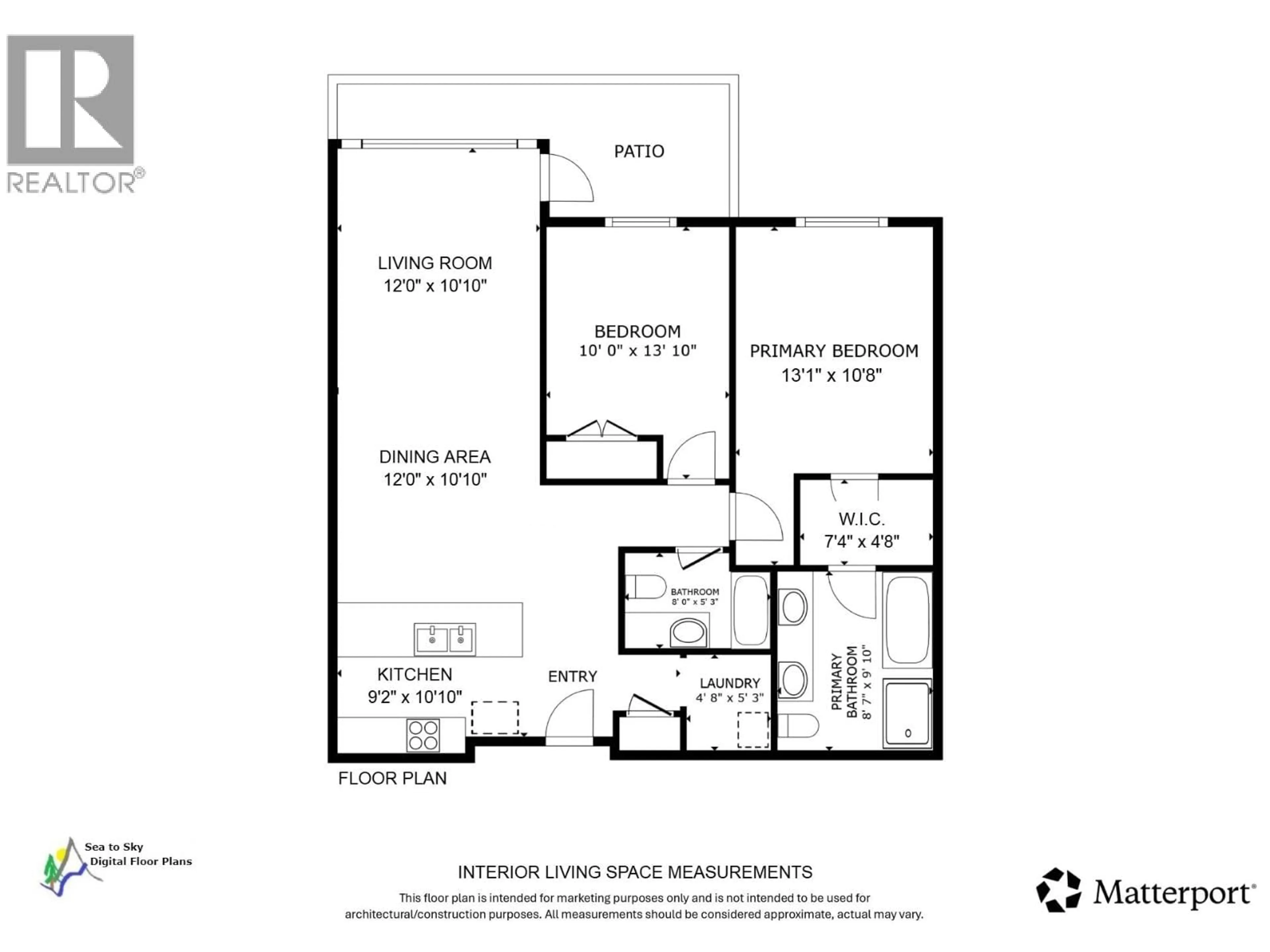 Floor plan for 213 - 1870 DOWAD DRIVE, Squamish British Columbia V8B1C4