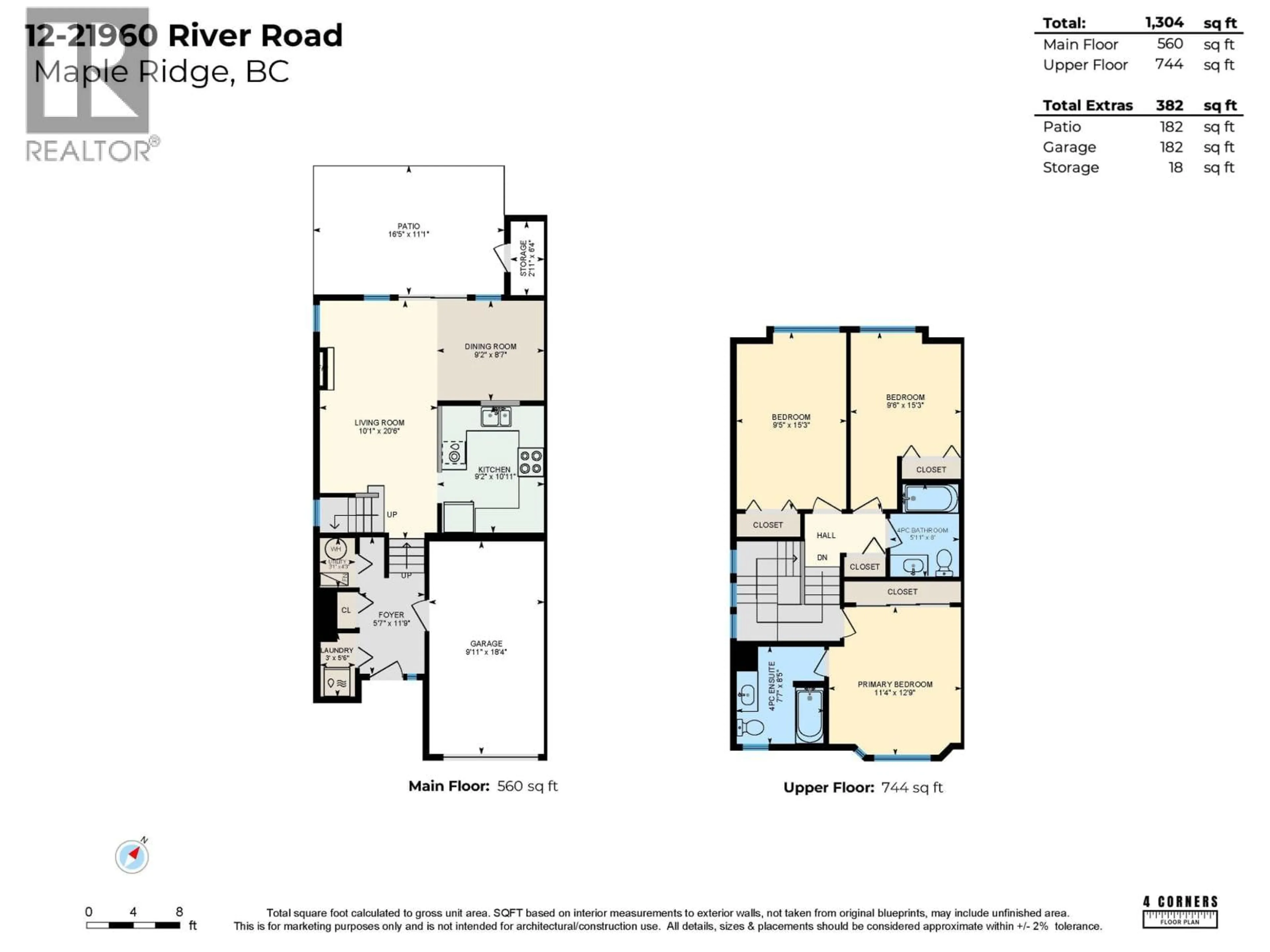 Floor plan for 12 - 21960 RIVER ROAD, Maple Ridge British Columbia V2X2C3