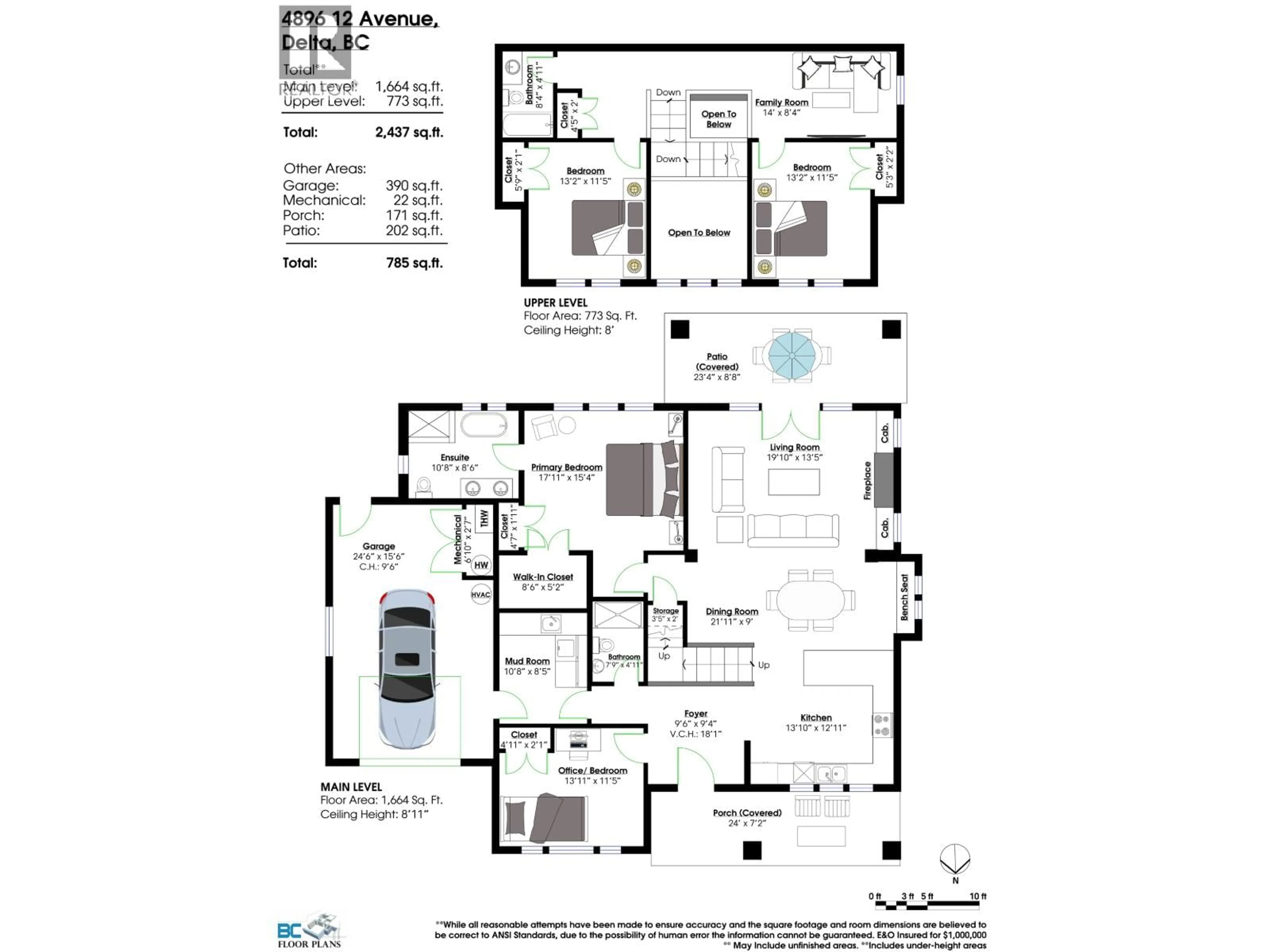 Floor plan for 4896 12 AVENUE, Delta British Columbia V4M2A6