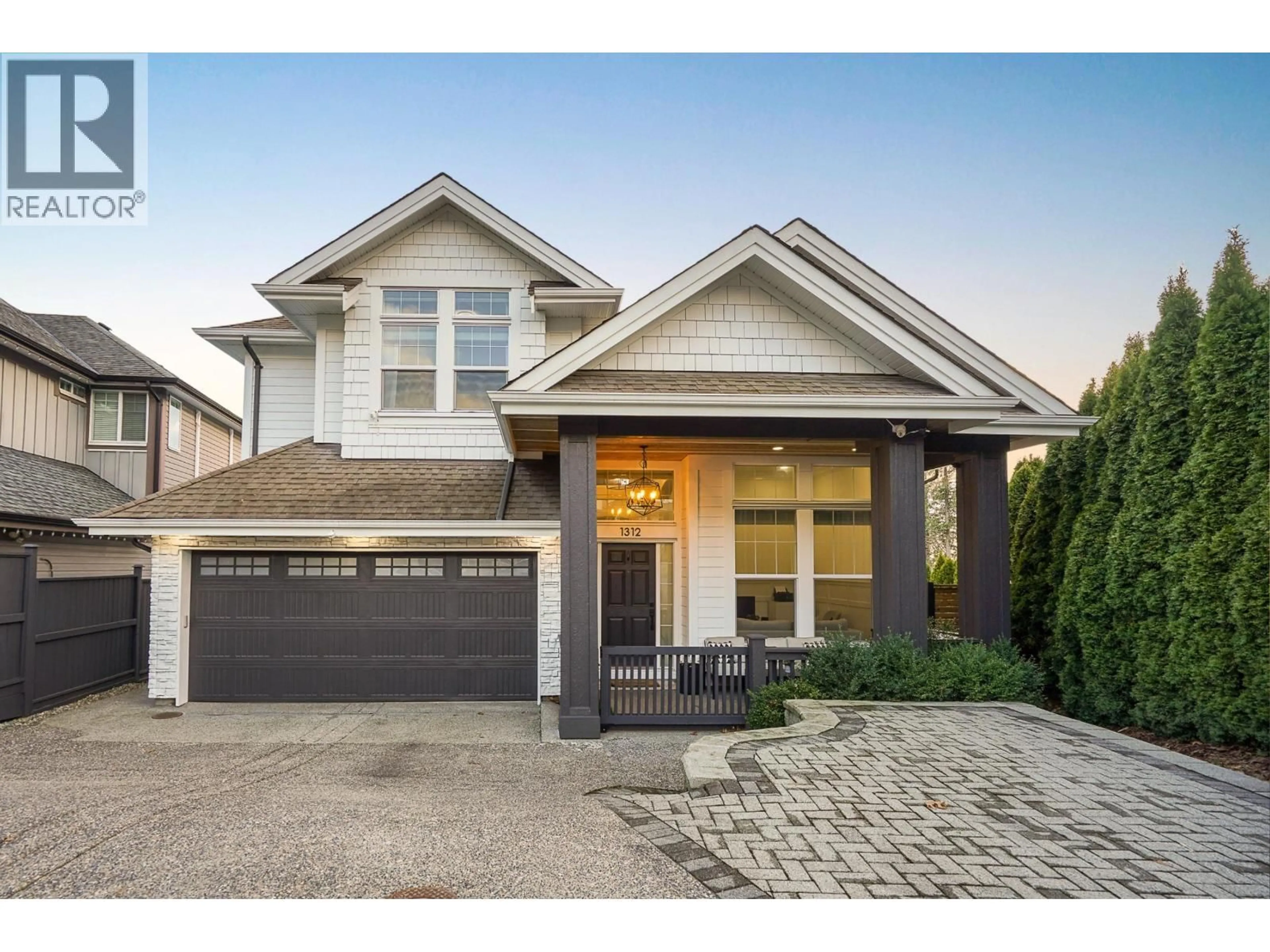 Home with brick exterior material, street for 1312 FIFESHIRE STREET, Coquitlam British Columbia V3E0C8