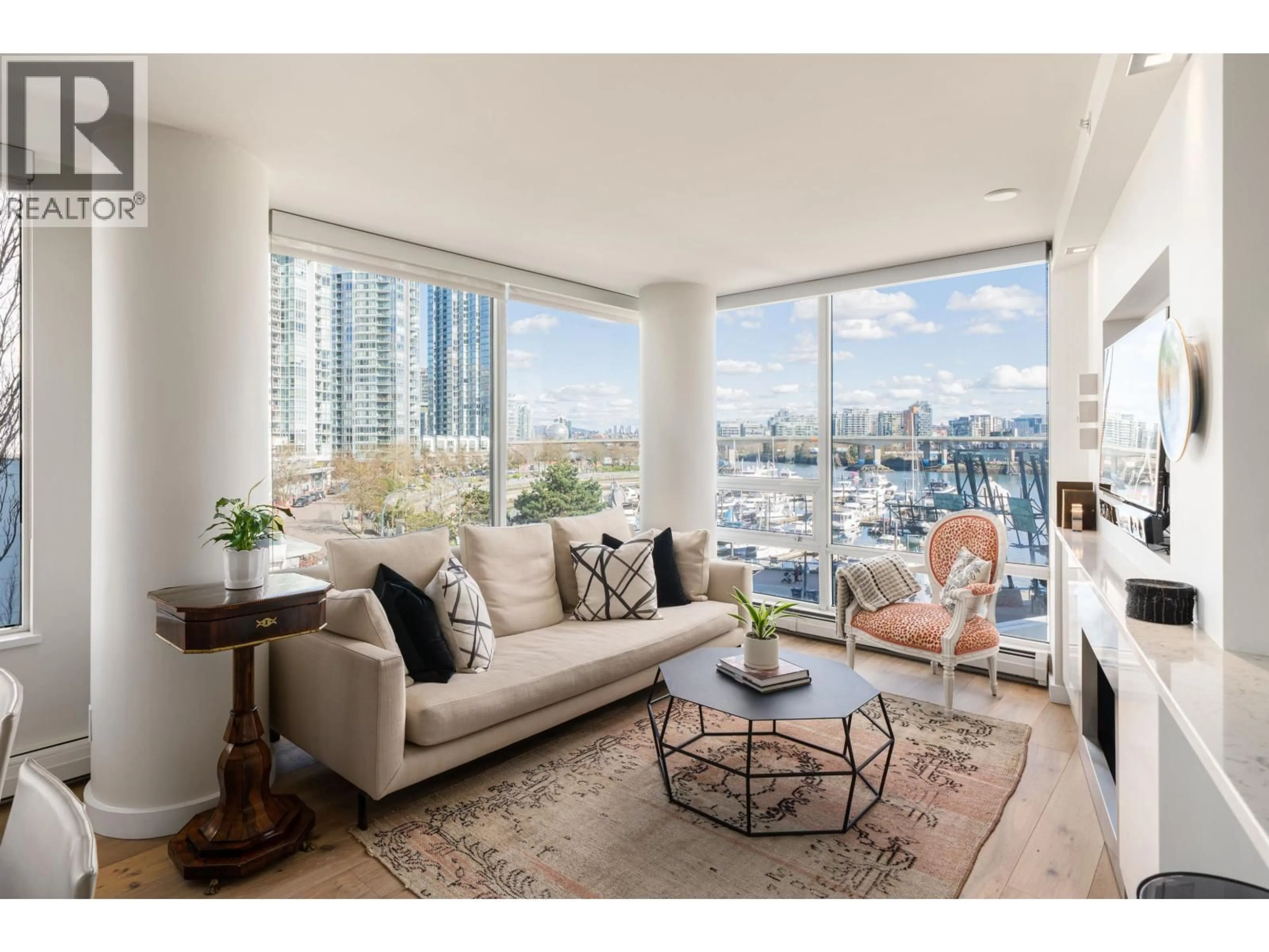 Living room with furniture, unknown for 505 - 1201 MARINASIDE CRESCENT, Vancouver British Columbia V6Z2V2