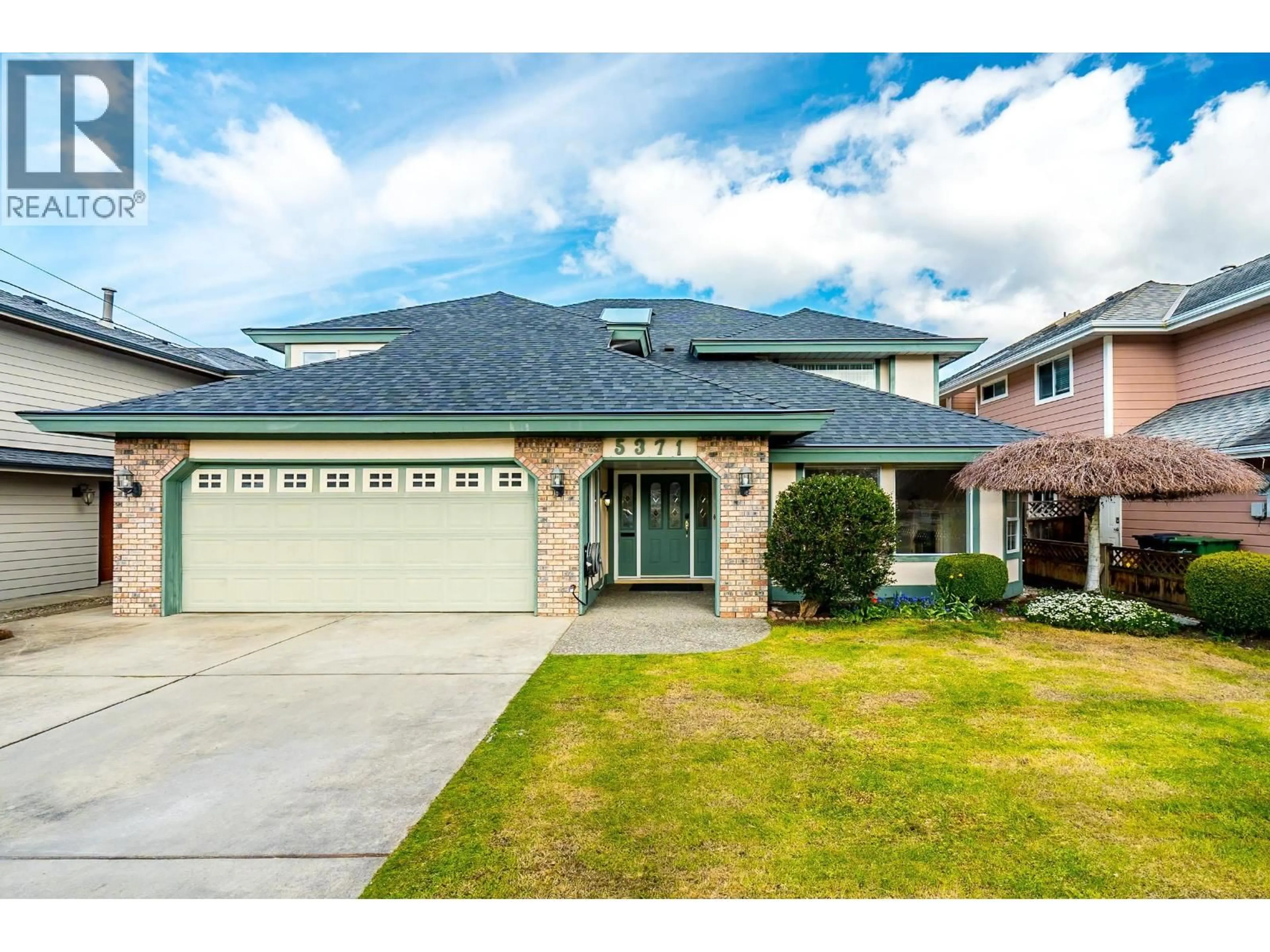 Home with brick exterior material, street for 5371 MAPLE ROAD, Richmond British Columbia V7E1G2