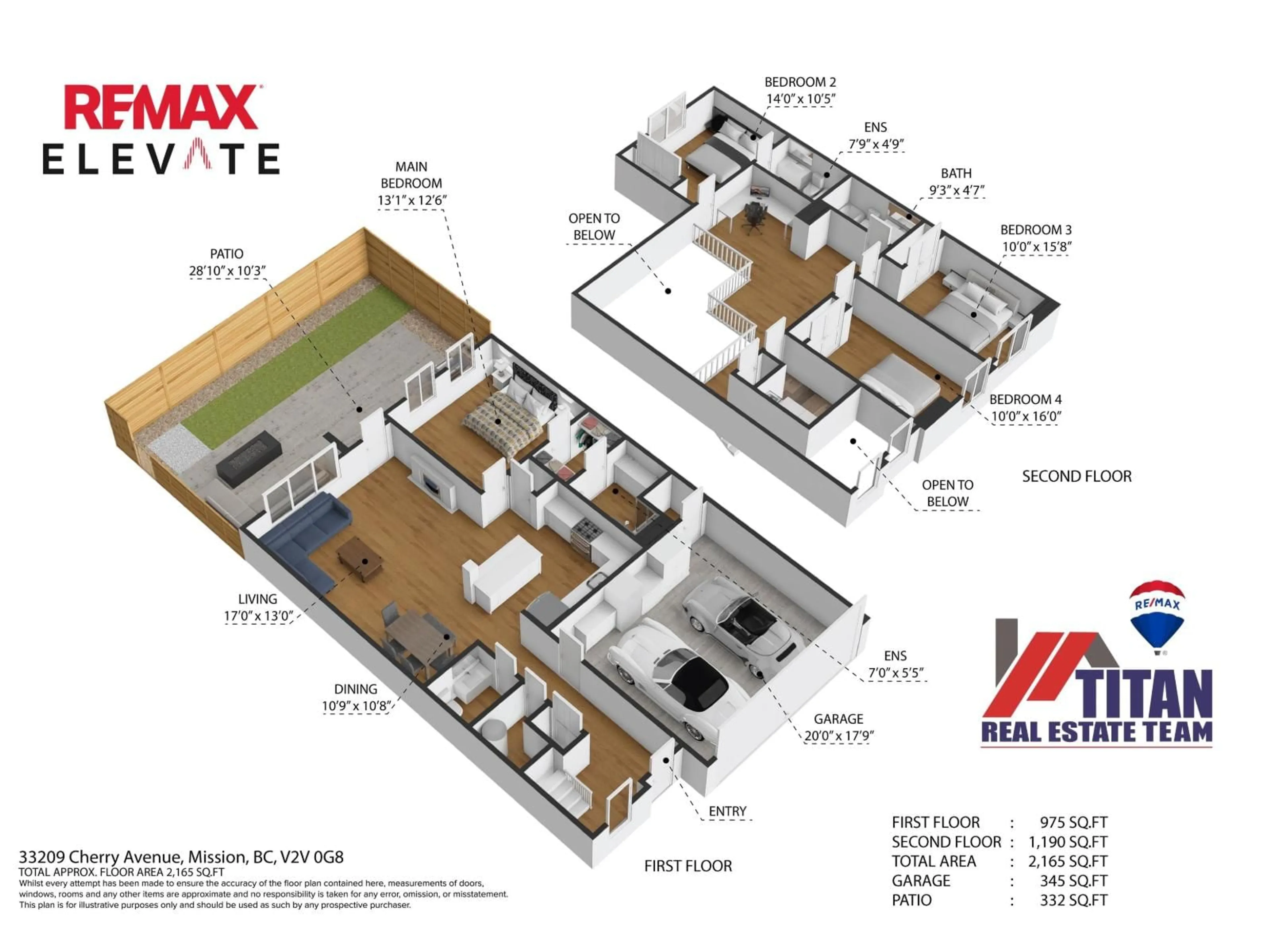 Floor plan for 32 - 33209 CHERRY AVENUE, Mission British Columbia V2V0G8